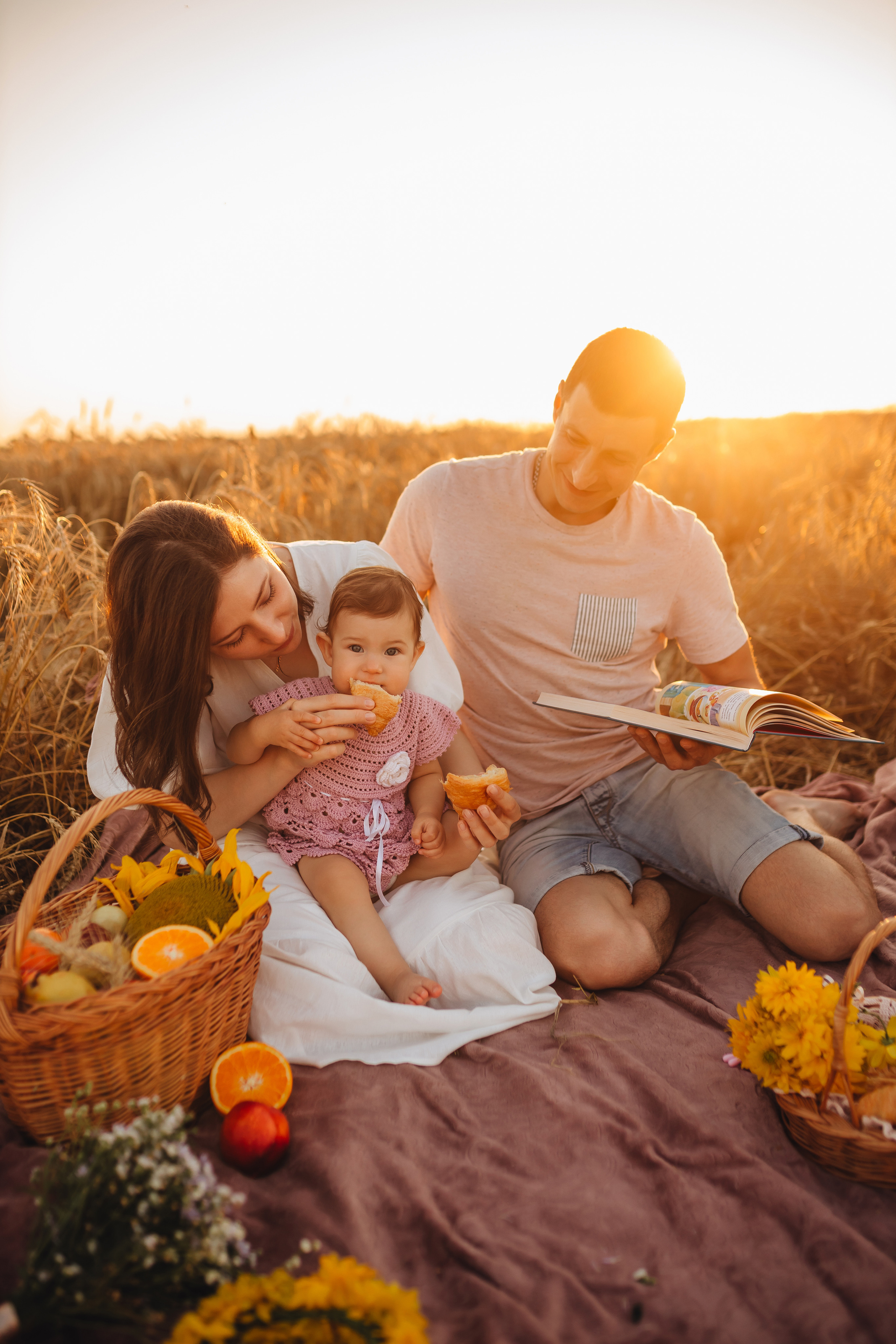 Апельсинчики в поле. Свадебный и семейный фотограф в Туле и области Маша Костина