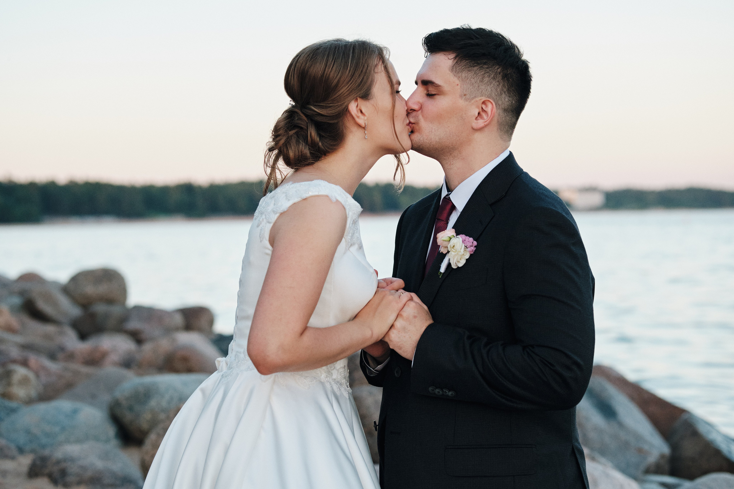 Свадебная фотосессия в СПб на заливе