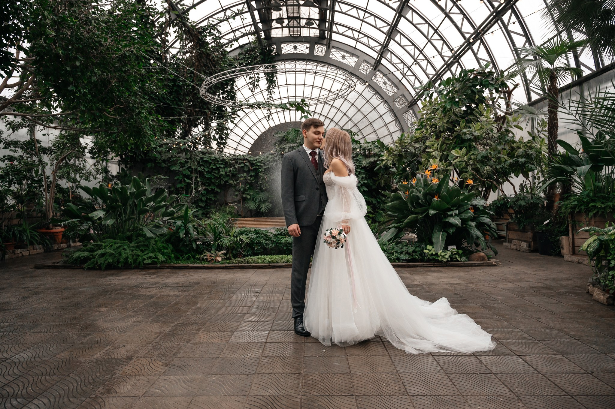 Оранжерея Таврического сада. Свадебный и семейный фотограф из Санкт-Петербурга Климов Анатолий