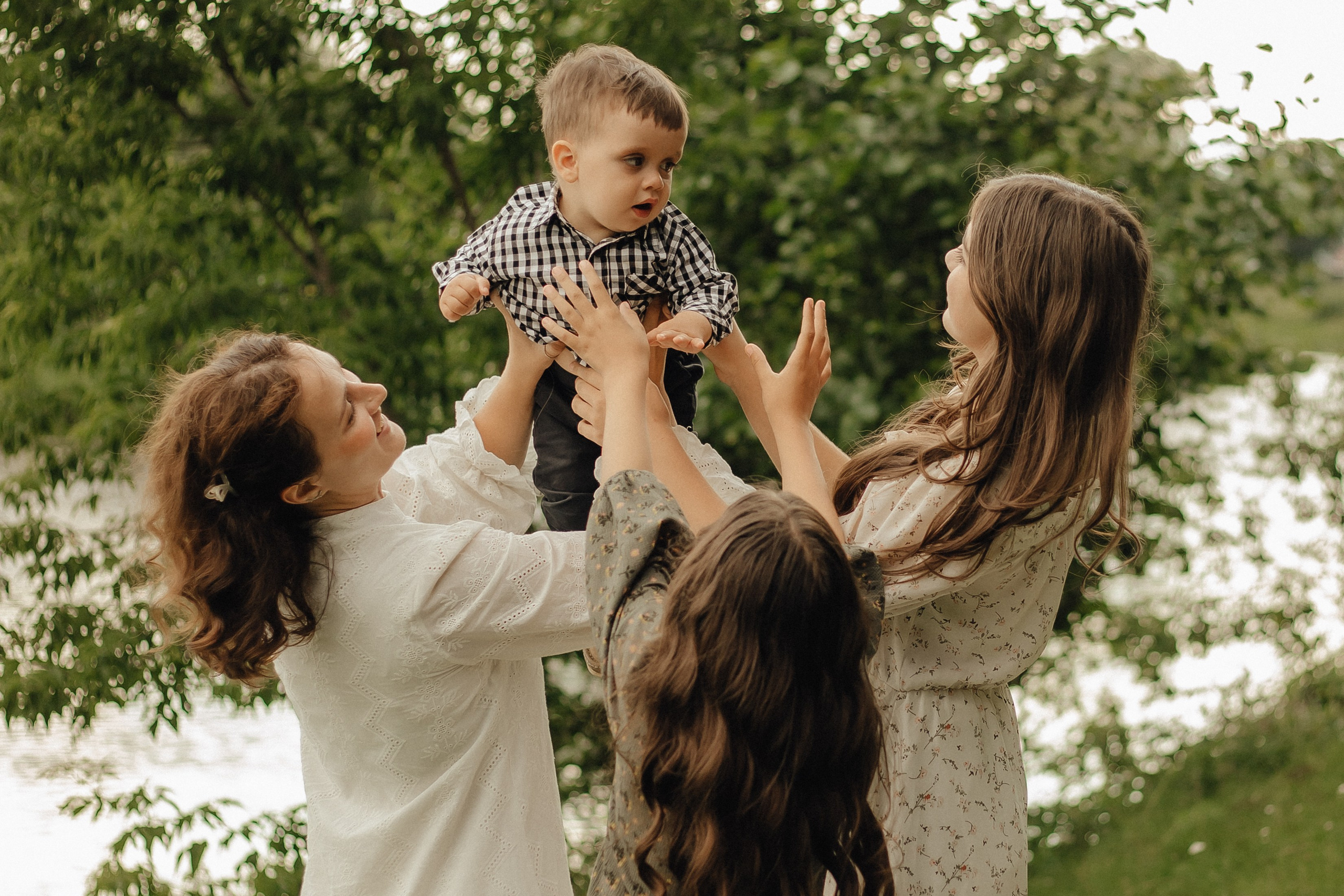Мария с детьми. Семейный фотограф в Москве и Московской области Лазутина Валентина