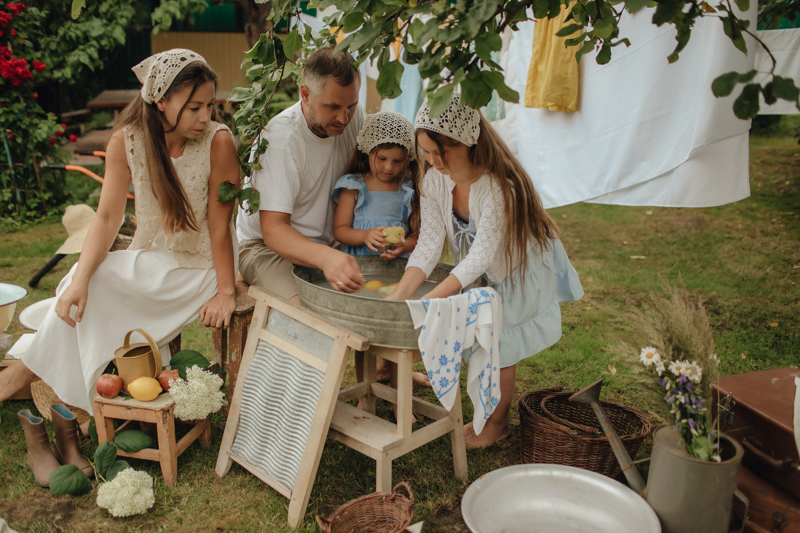 Екатерина, Максим, Вика и Полина. Семейный фотограф в Москве и Московской области Лазутина Валентина