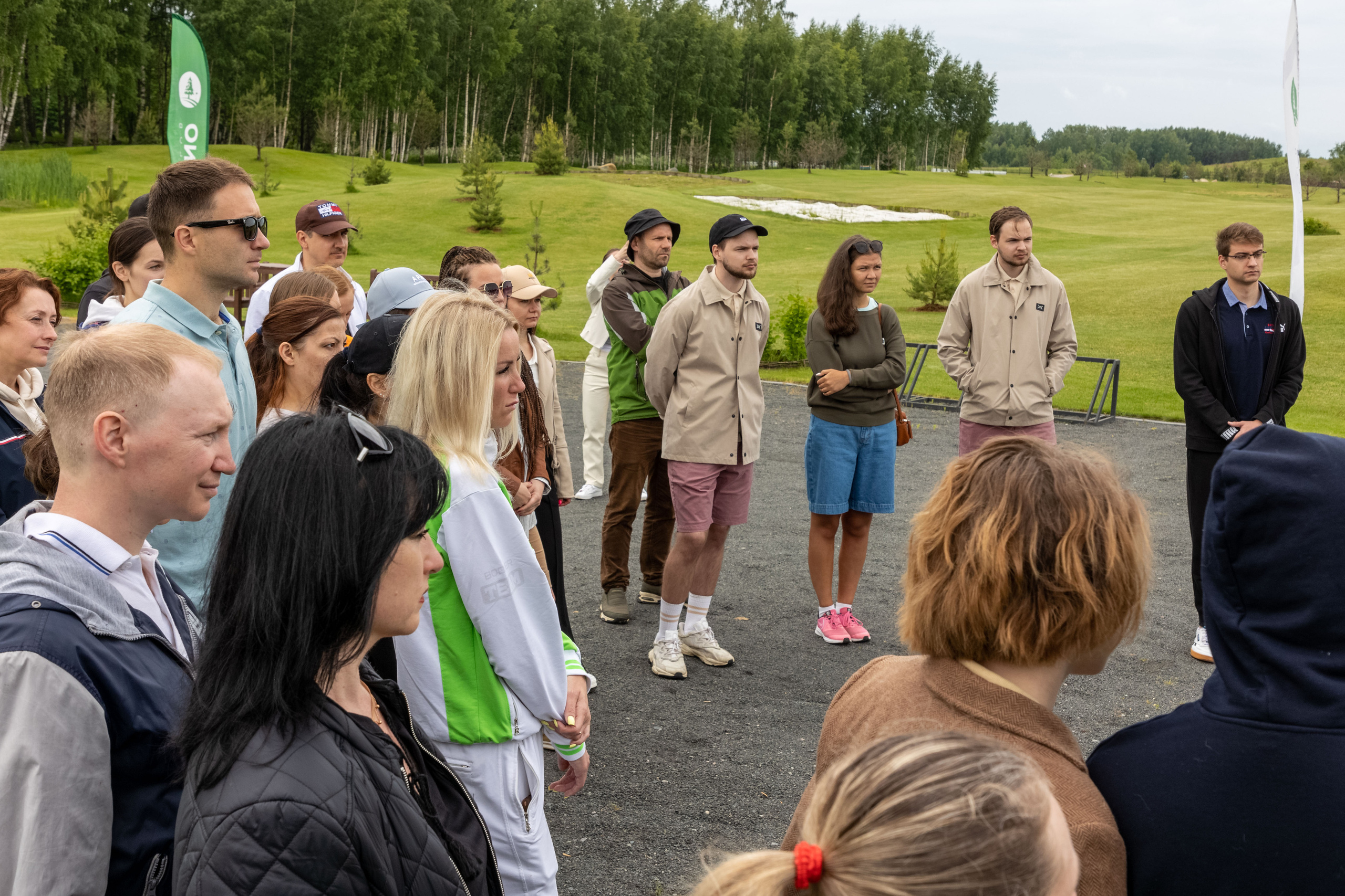 Съёмка турнира игры в гольф. Коммерческий фотограф Андрей Тремасов