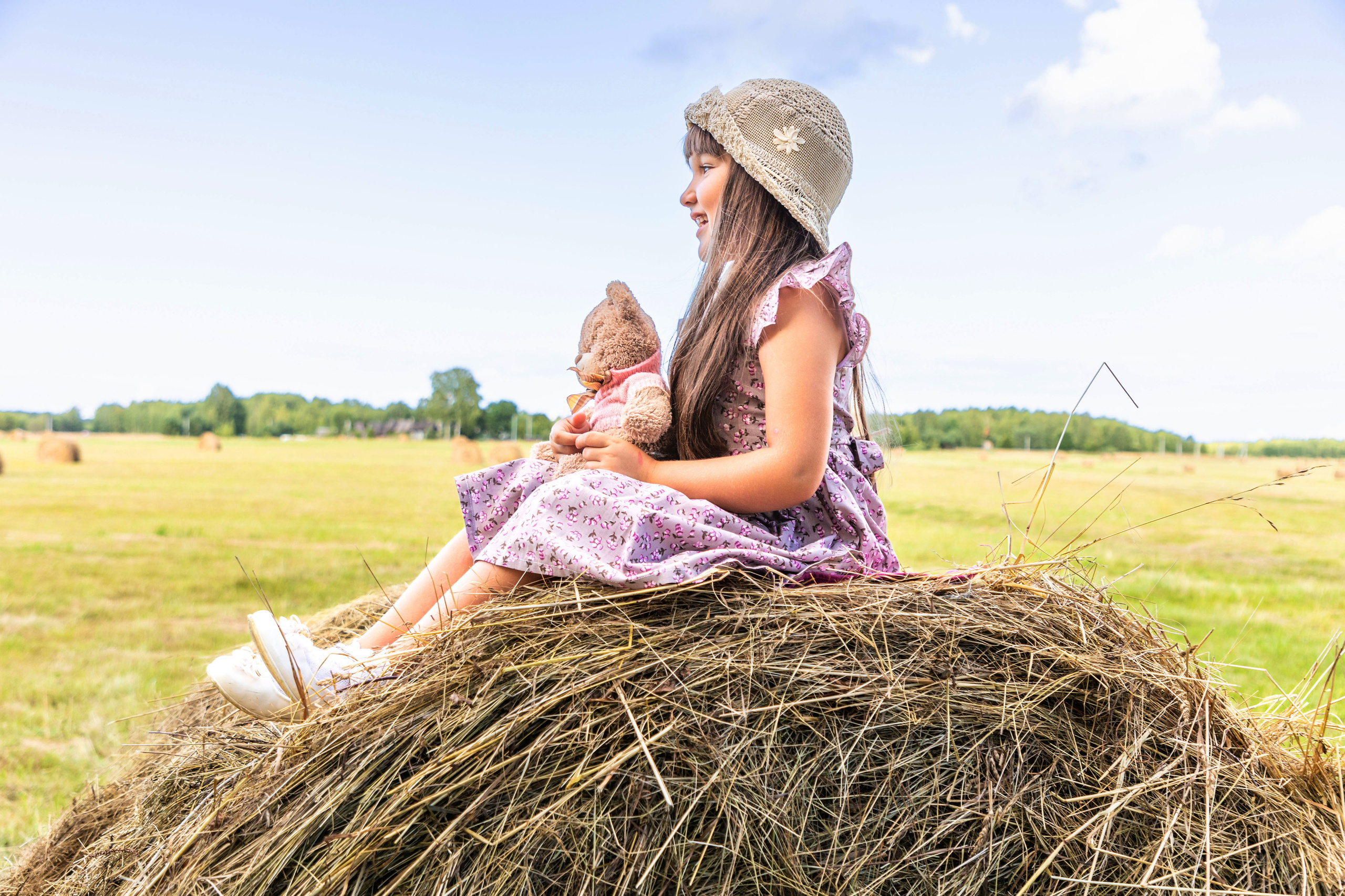Фотосессия в поле овса. Коммерческий фотограф Андрей Тремасов