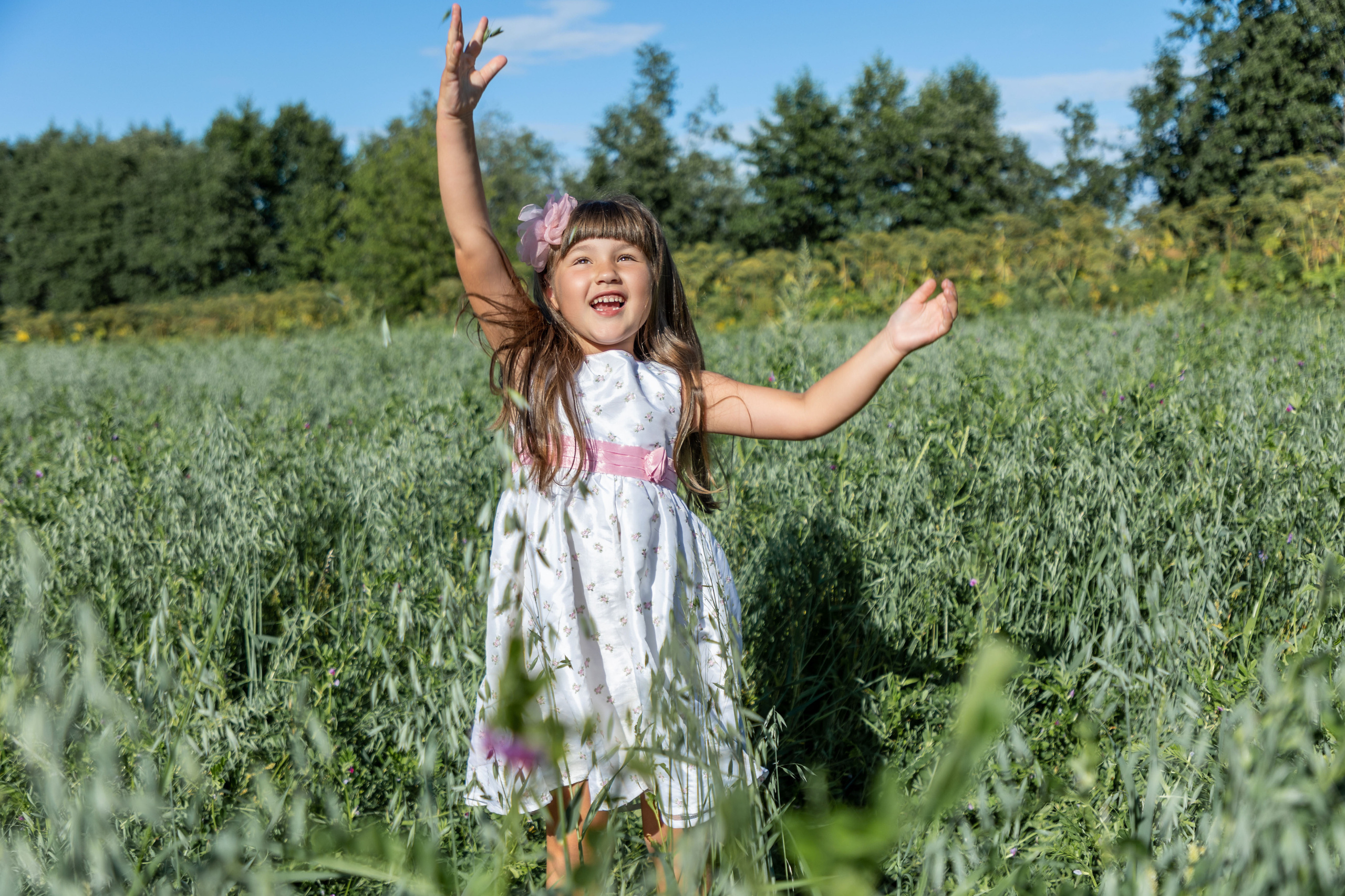 Фотосессия в поле овса. Коммерческий фотограф Андрей Тремасов