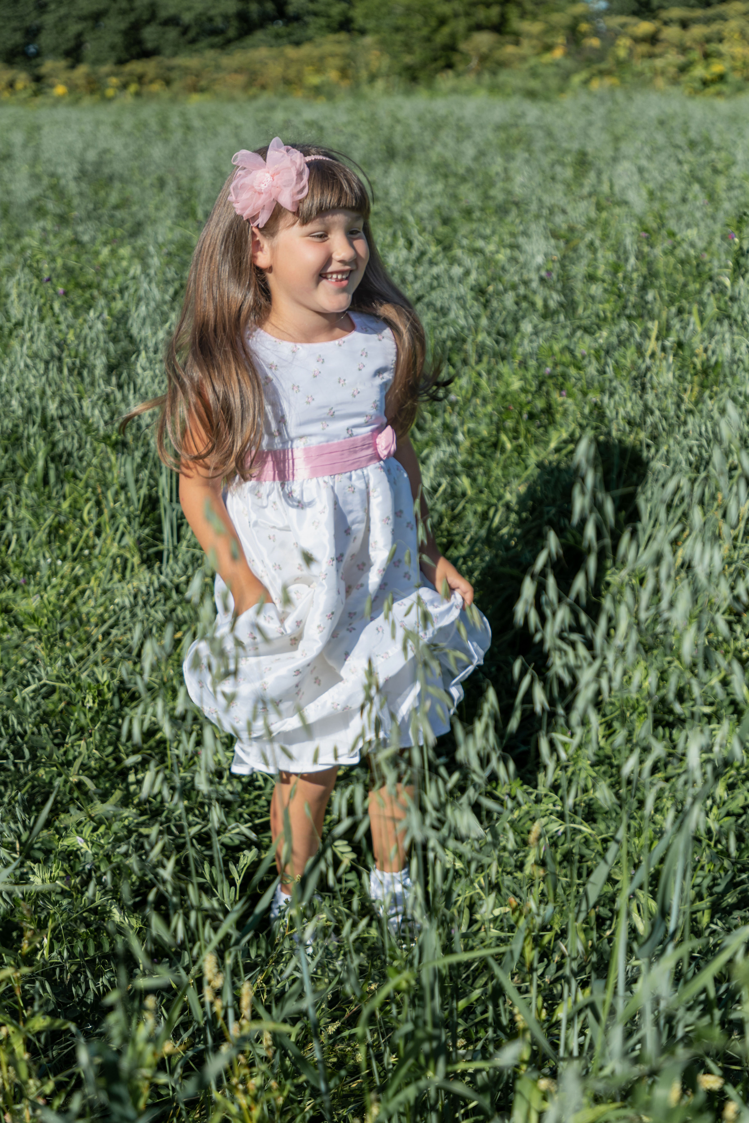 Фотосессия в поле овса. Коммерческий фотограф Андрей Тремасов