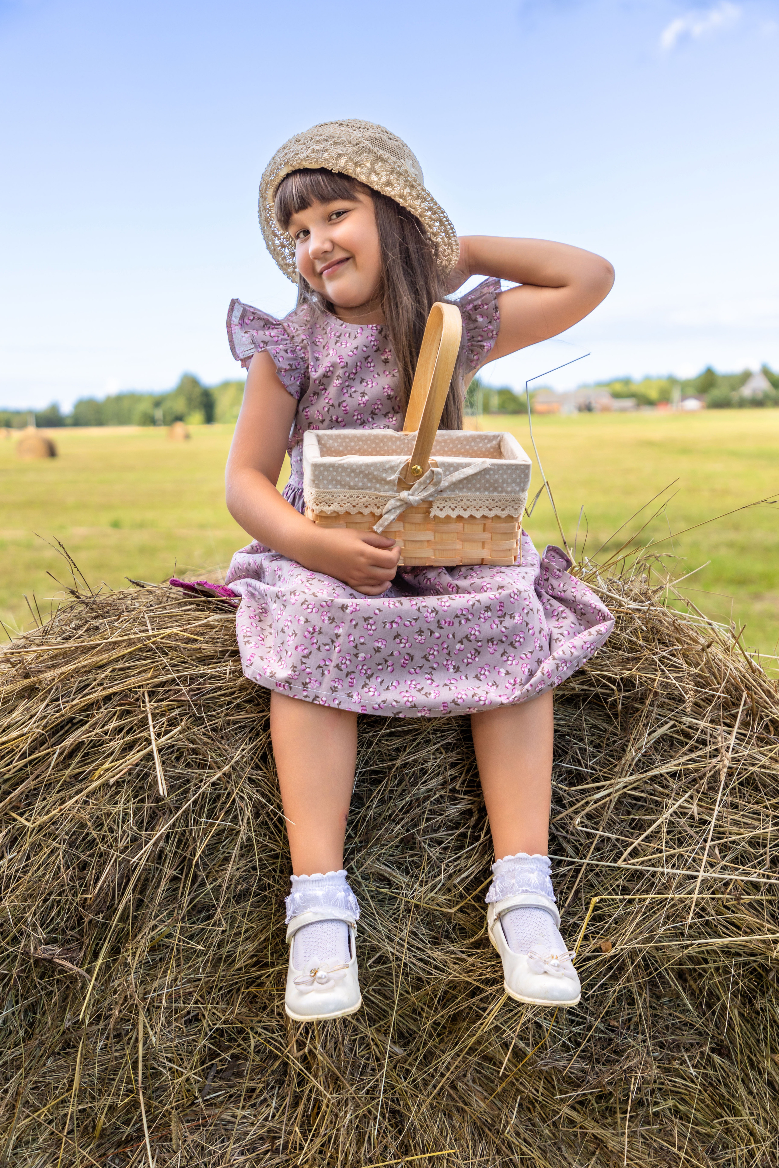 Фотосессия в поле овса. Коммерческий фотограф Андрей Тремасов