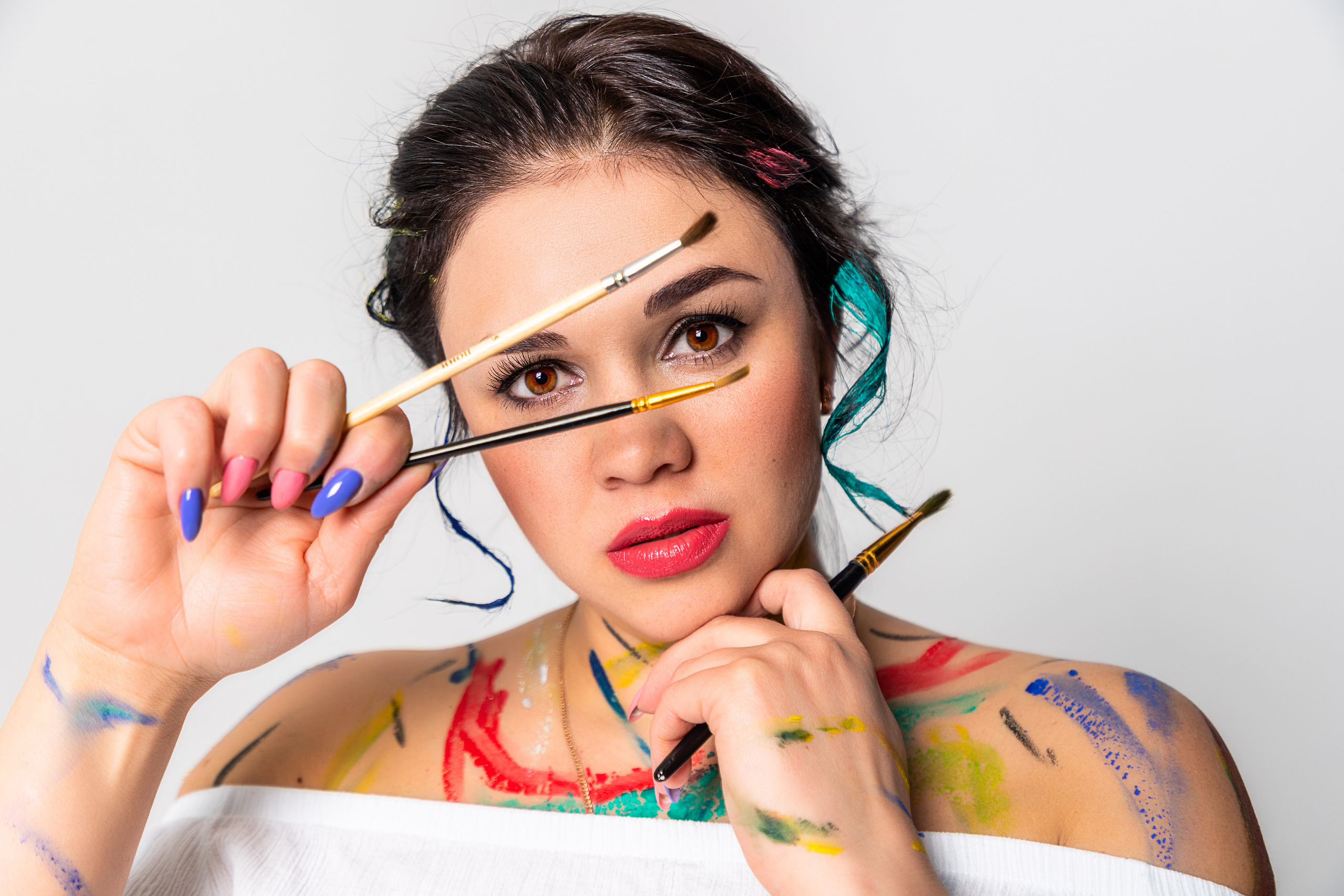 Фотосессия с красками. Коммерческий фотограф Андрей Тремасов