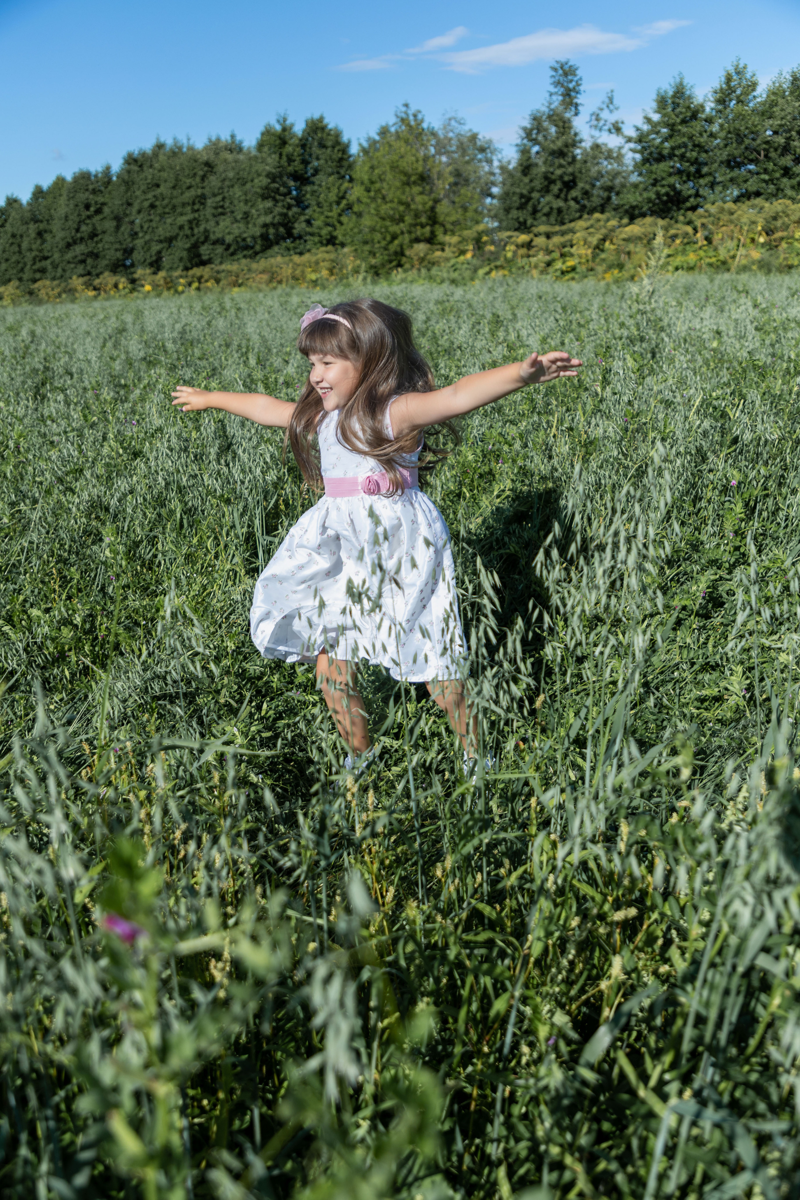 Фотосессия в поле овса. Коммерческий фотограф Андрей Тремасов
