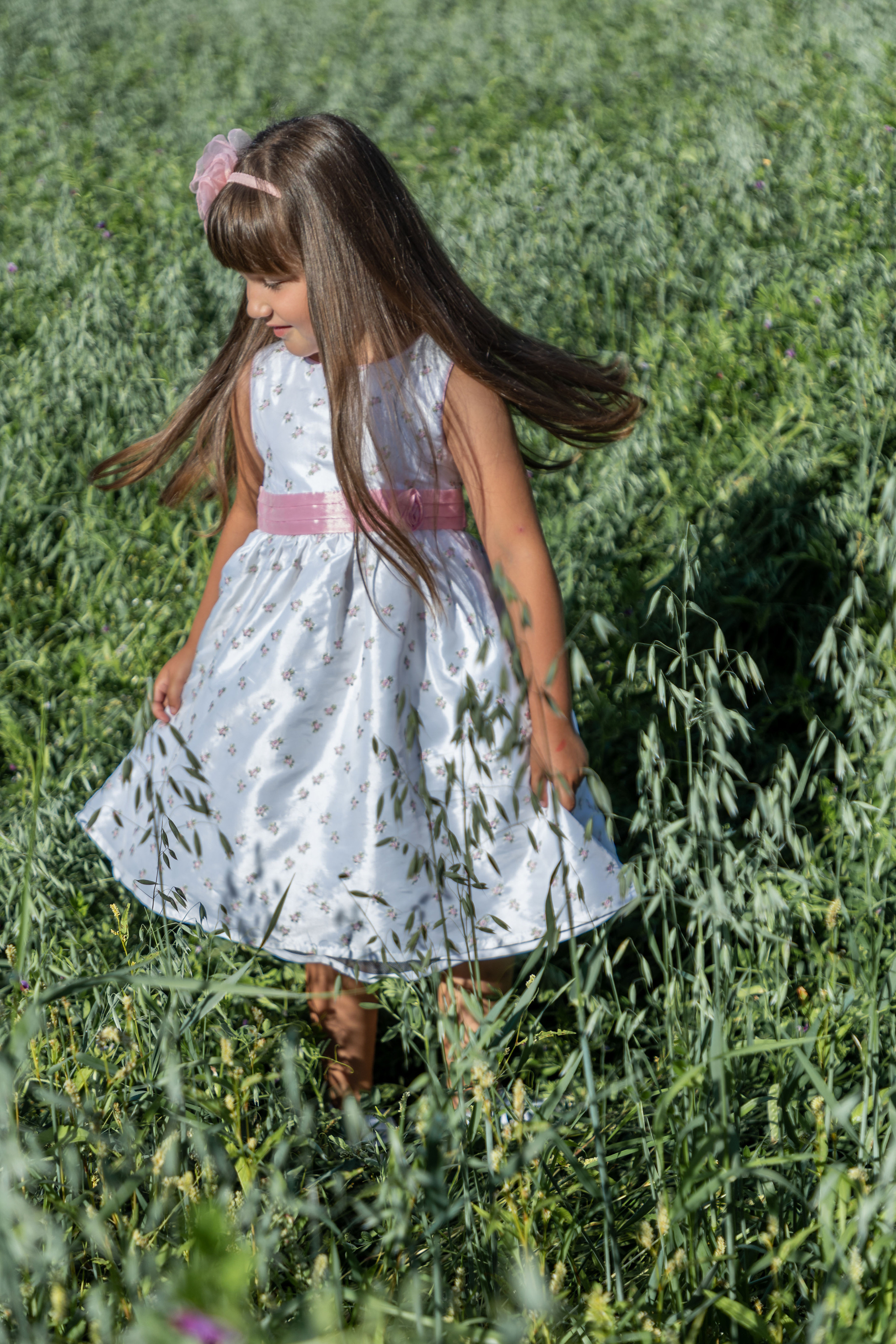 Фотосессия в поле овса. Коммерческий фотограф Андрей Тремасов