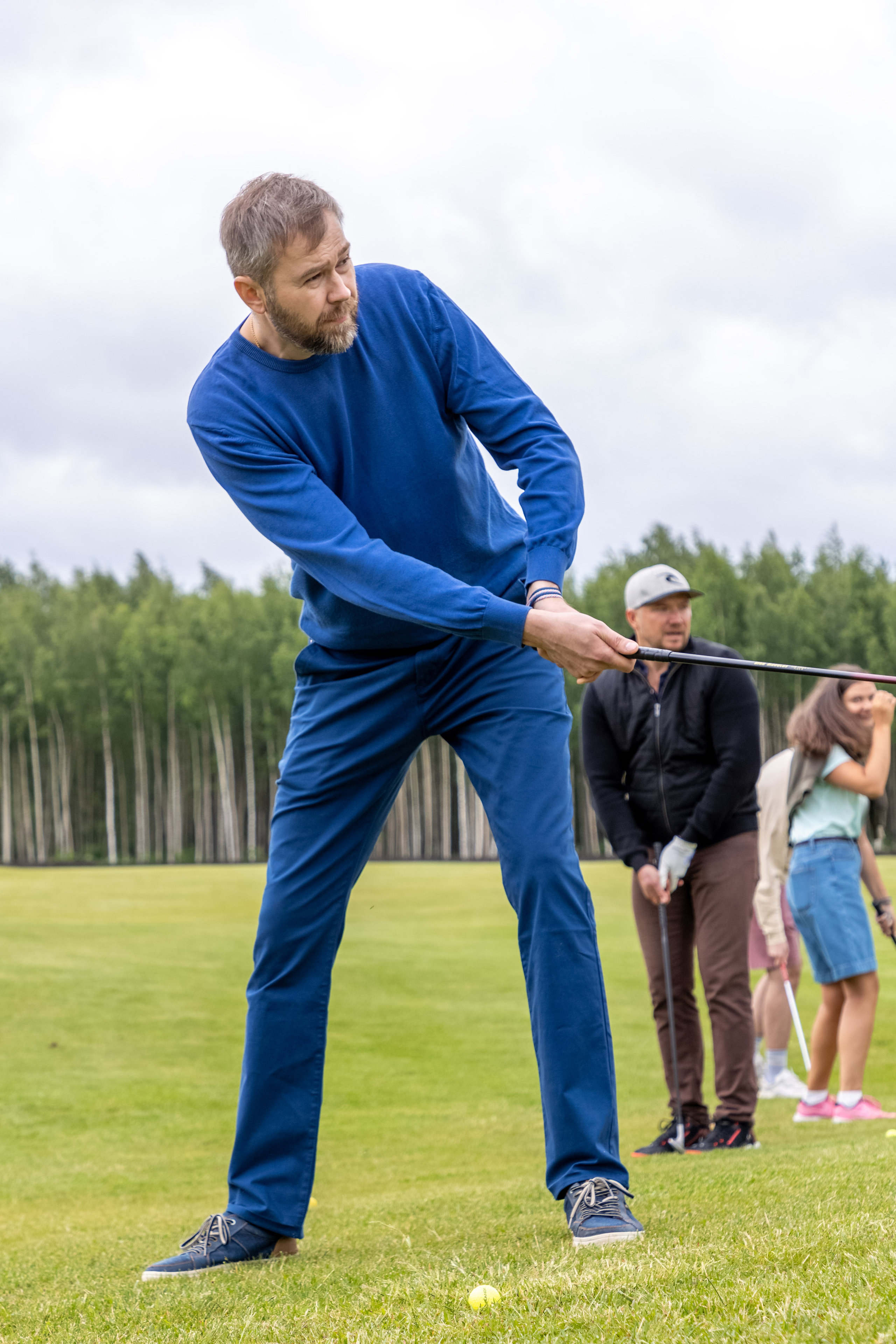 Съёмка турнира игры в гольф. Коммерческий фотограф Андрей Тремасов