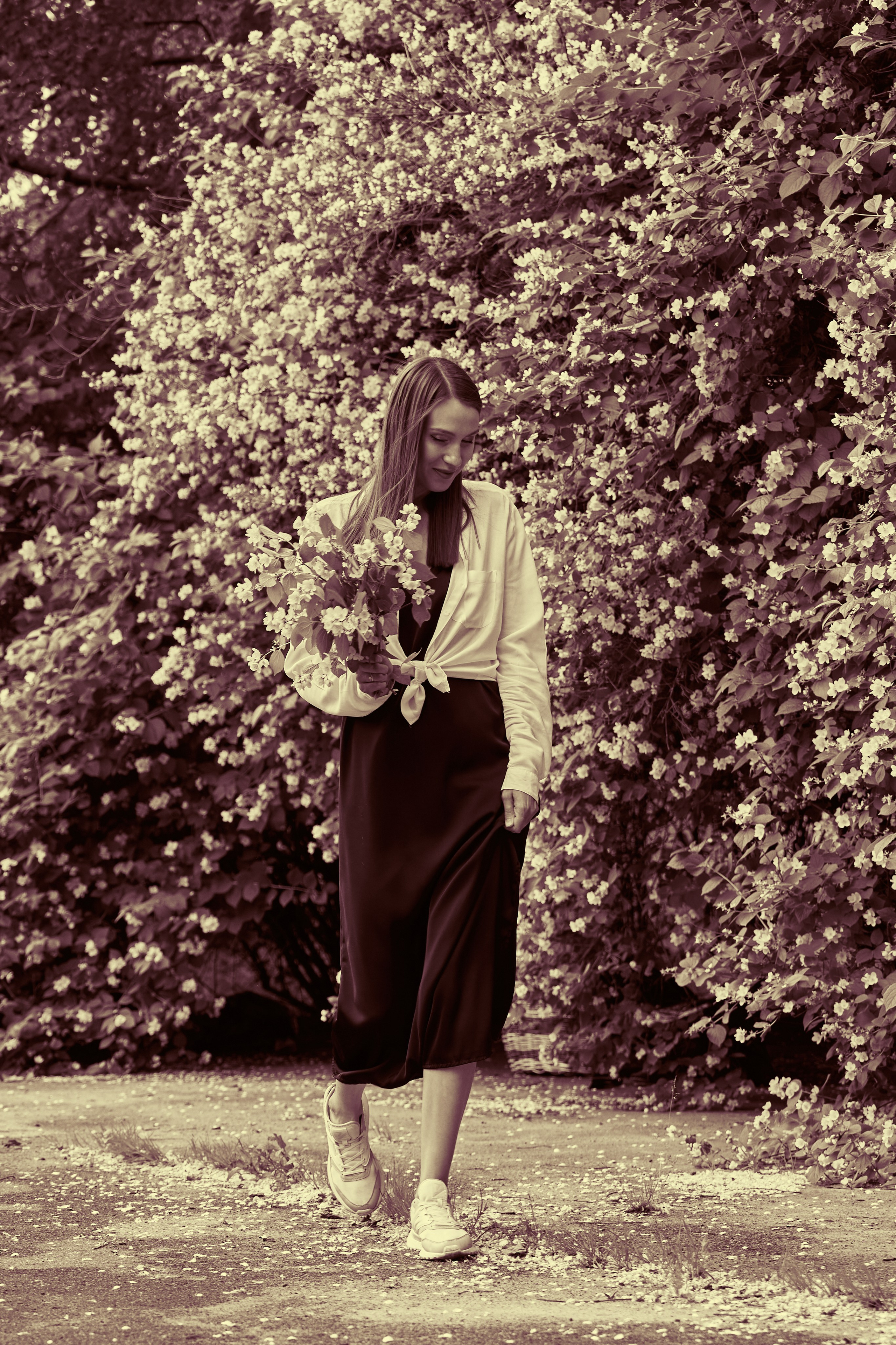 Анастасия в жасмине. Фотограф Светлана Боровикова в Домодедове