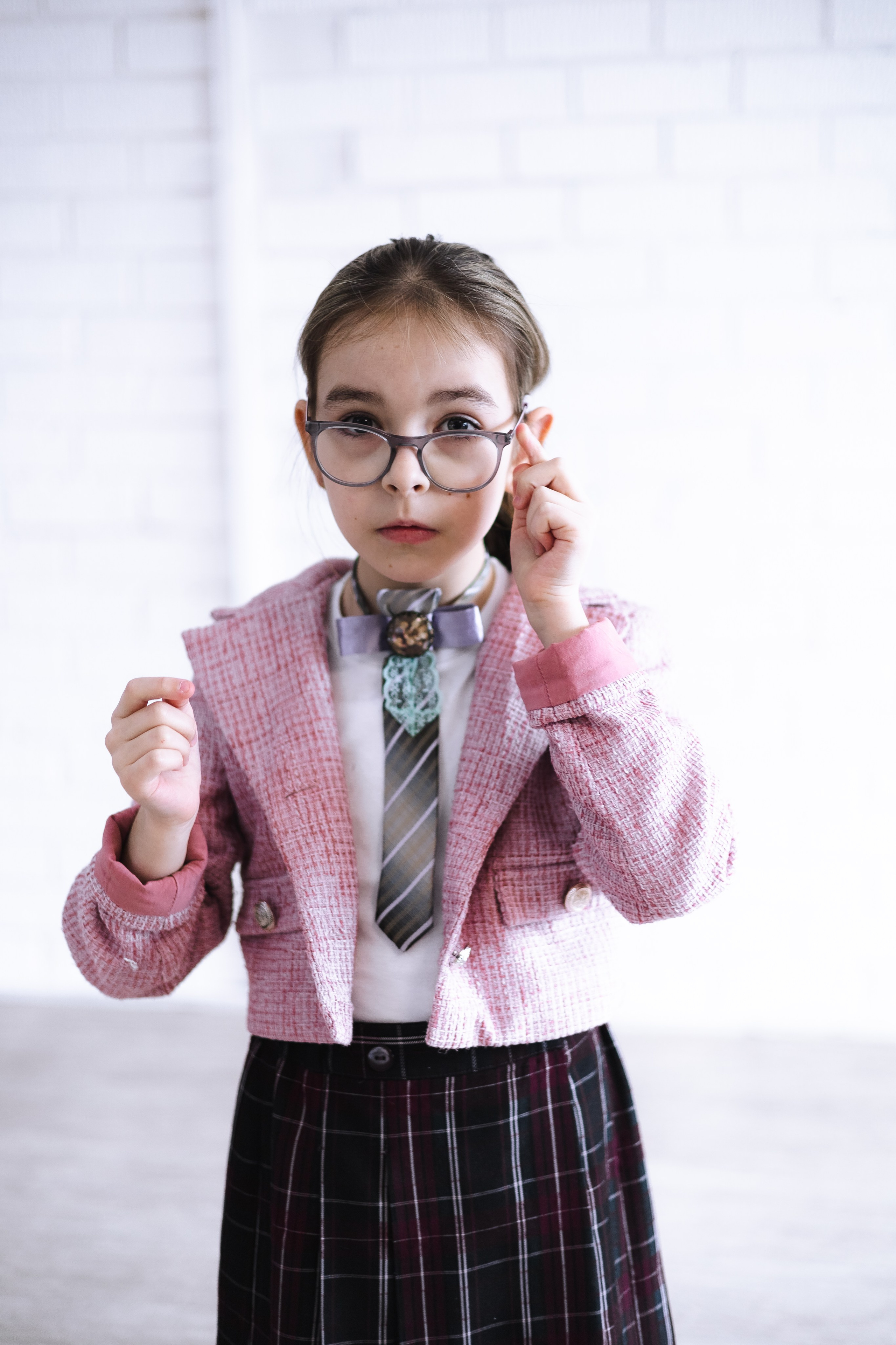 Галстук-переделка — стильное решение для оригинального образа девочки-подростка. Школа для девочек во Владивостоке — Само Совершенство