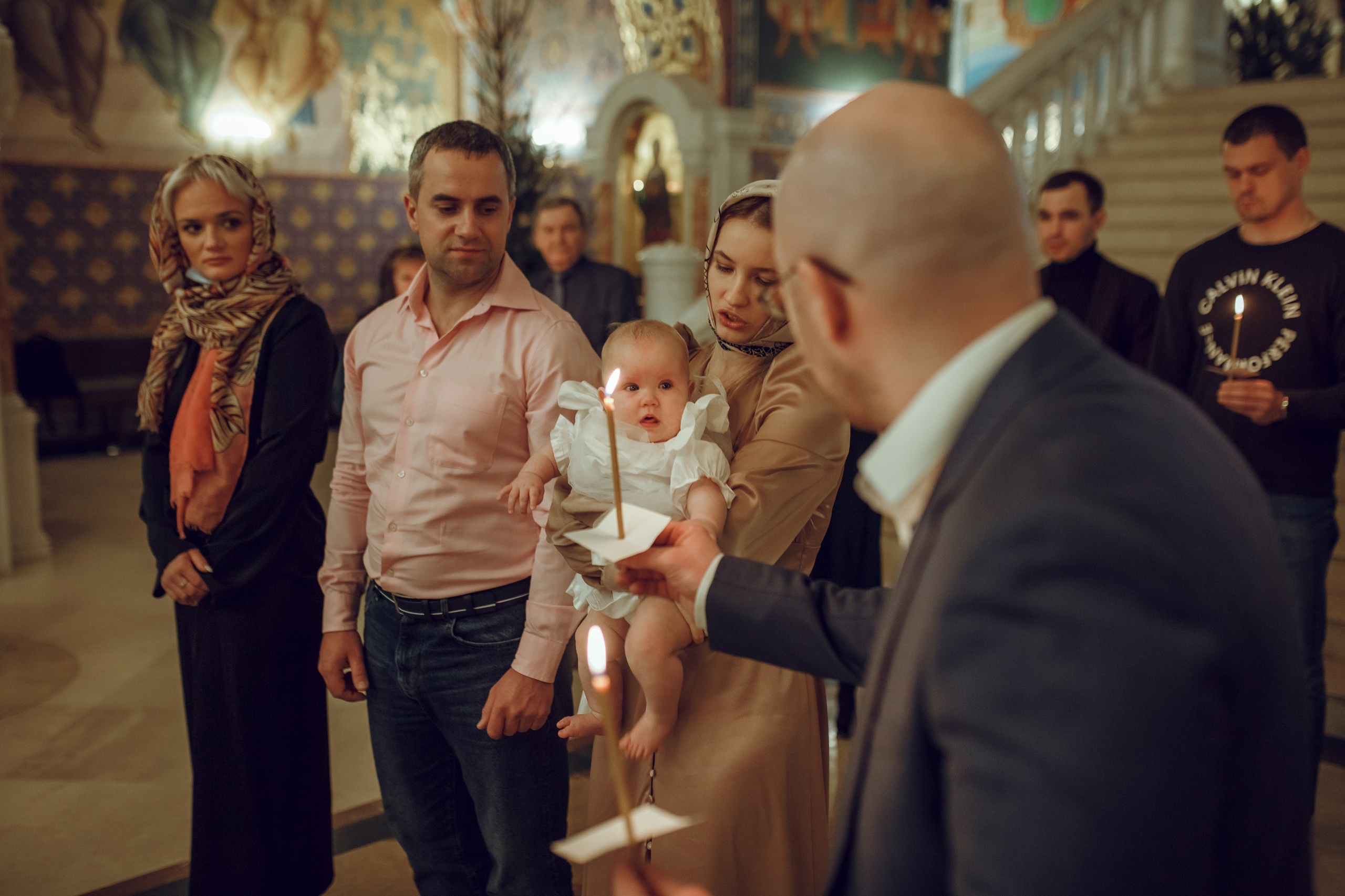 Крещение Виктории. Фотограф на Крещение, семейный фотограф в Москве