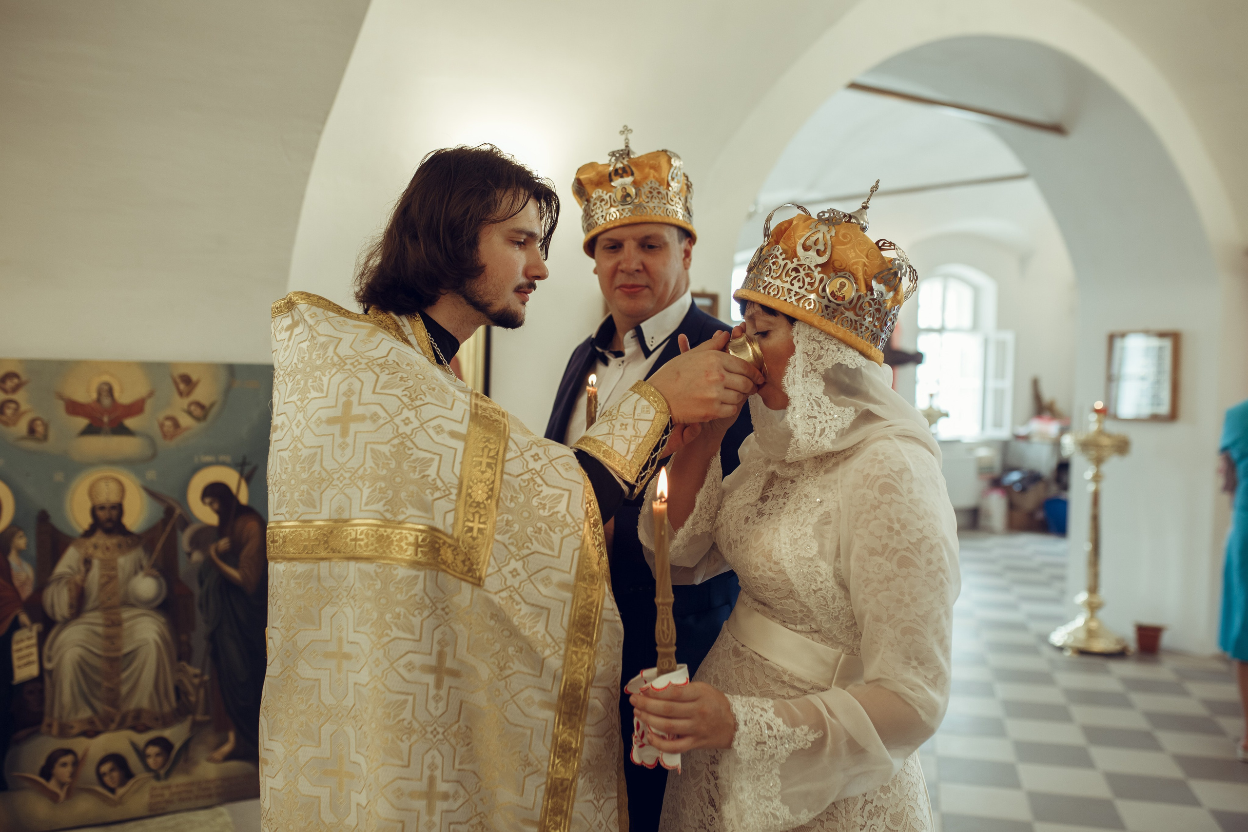 Венчание Оксаны и Дениса. Фотограф на Крещение, семейный фотограф в Москве