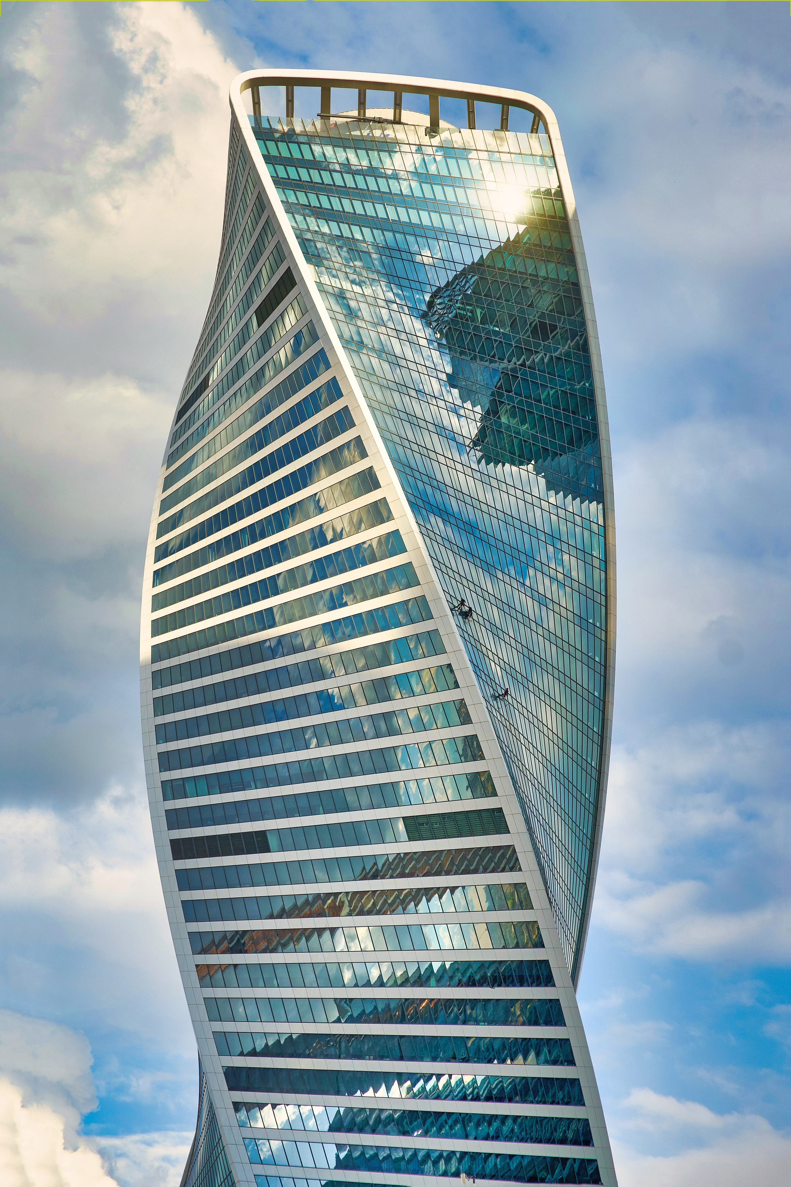 Женский портрет в Москва-Сити. Фотограф Владимир Артамонов