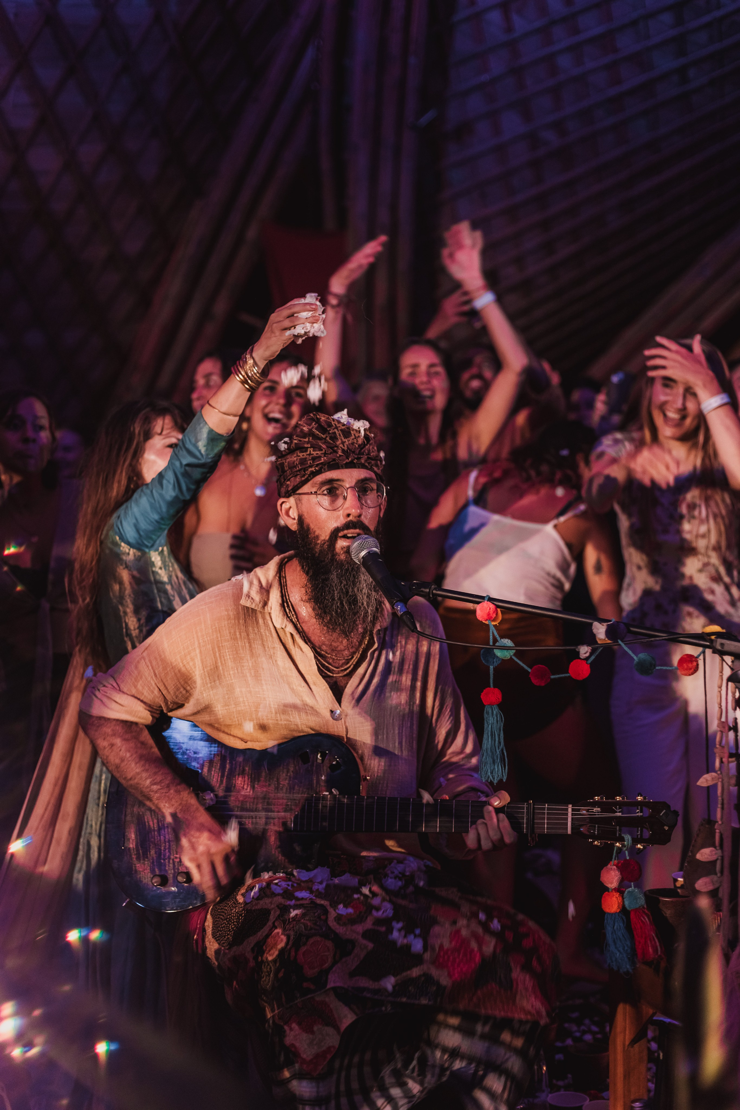 Hanuman Project kirtan at Alchemy april. Mariam Bagdasaryan