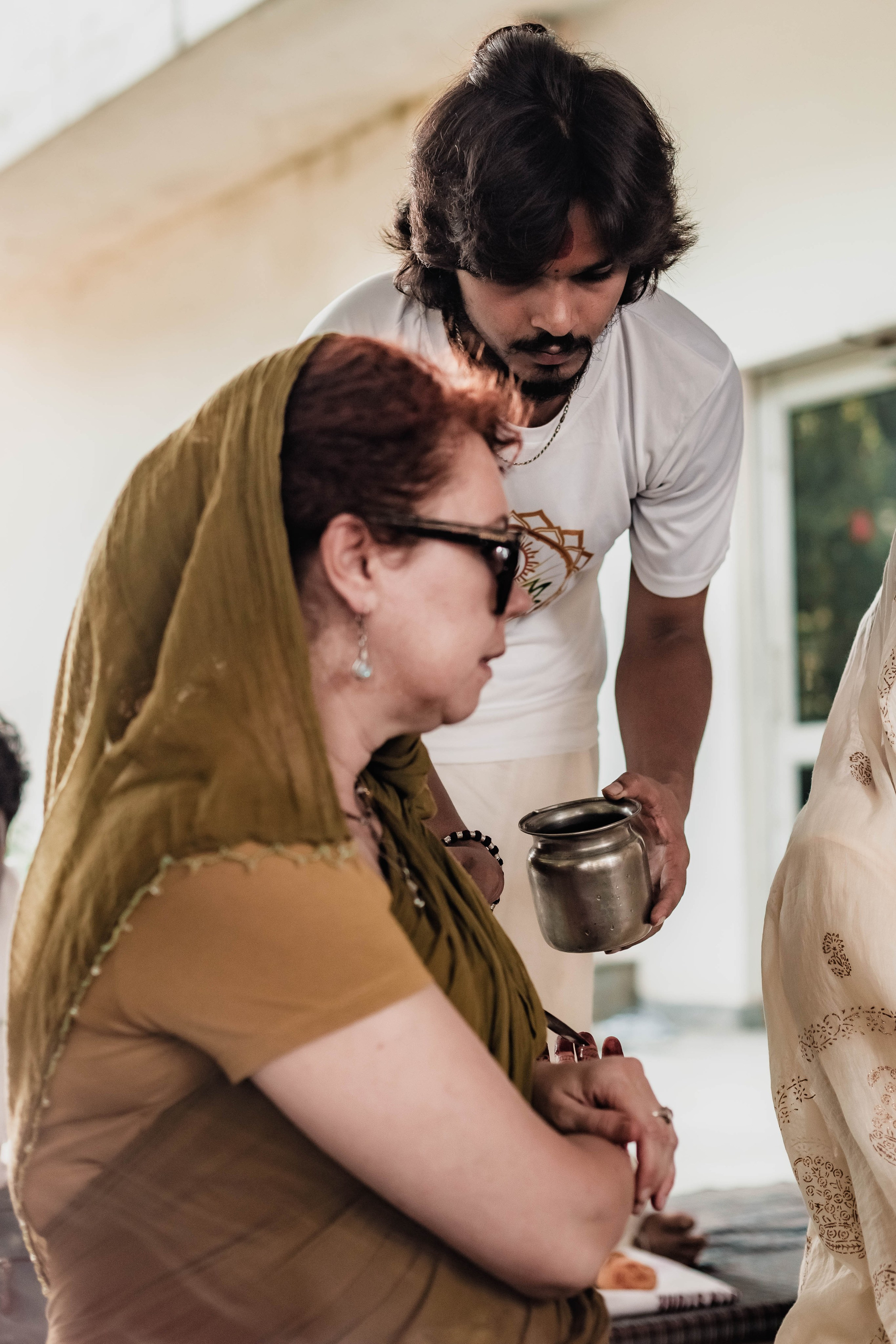 Pitri Paksha yagyas & poojas Devraha Baba ji ashram. Mariam Bagdasaryan