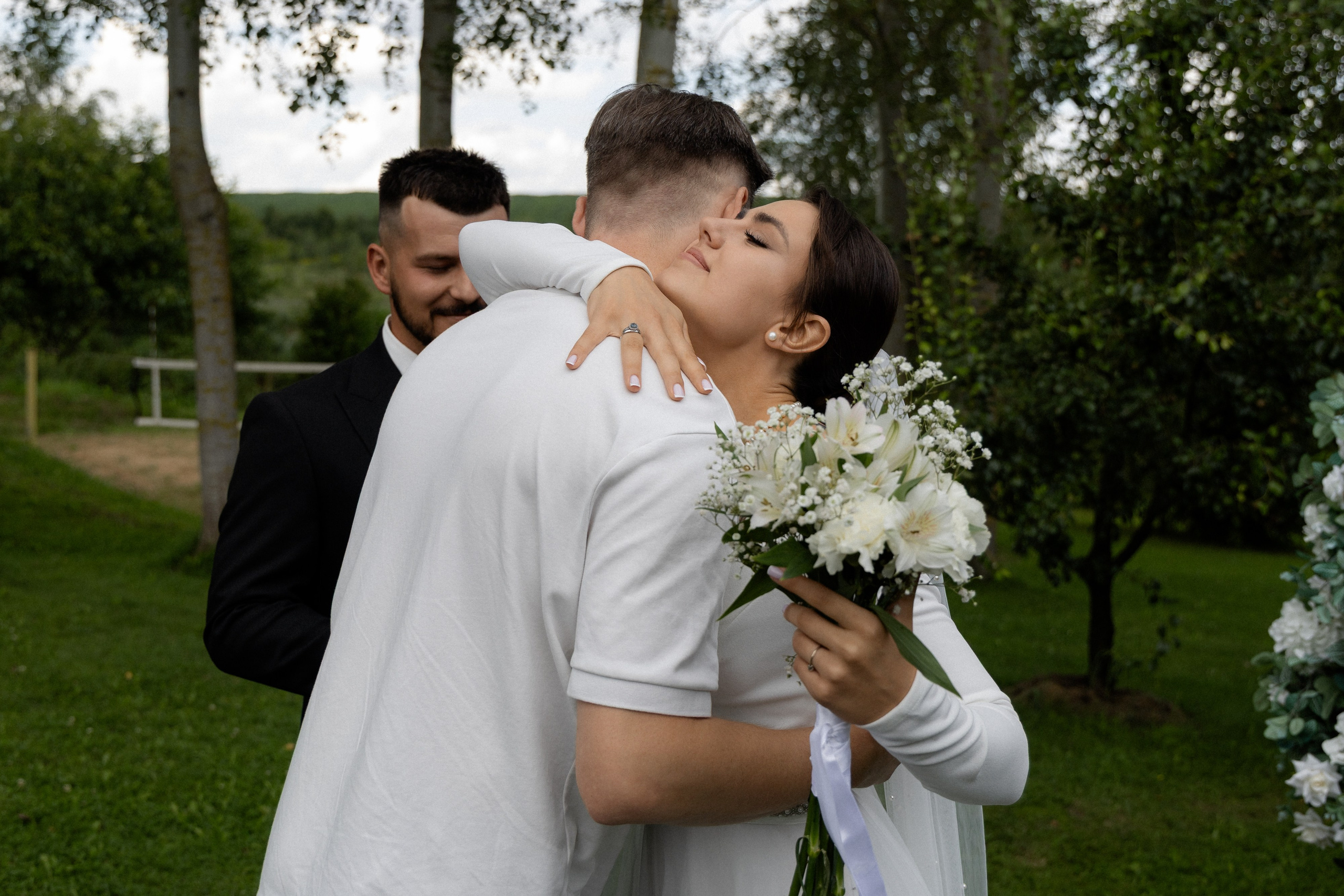 Свадебная фотосессия в агроусадьбе Лабодянка в Минске. Свадебный фотограф в Минске/Беларуси Сергей Спиридонов