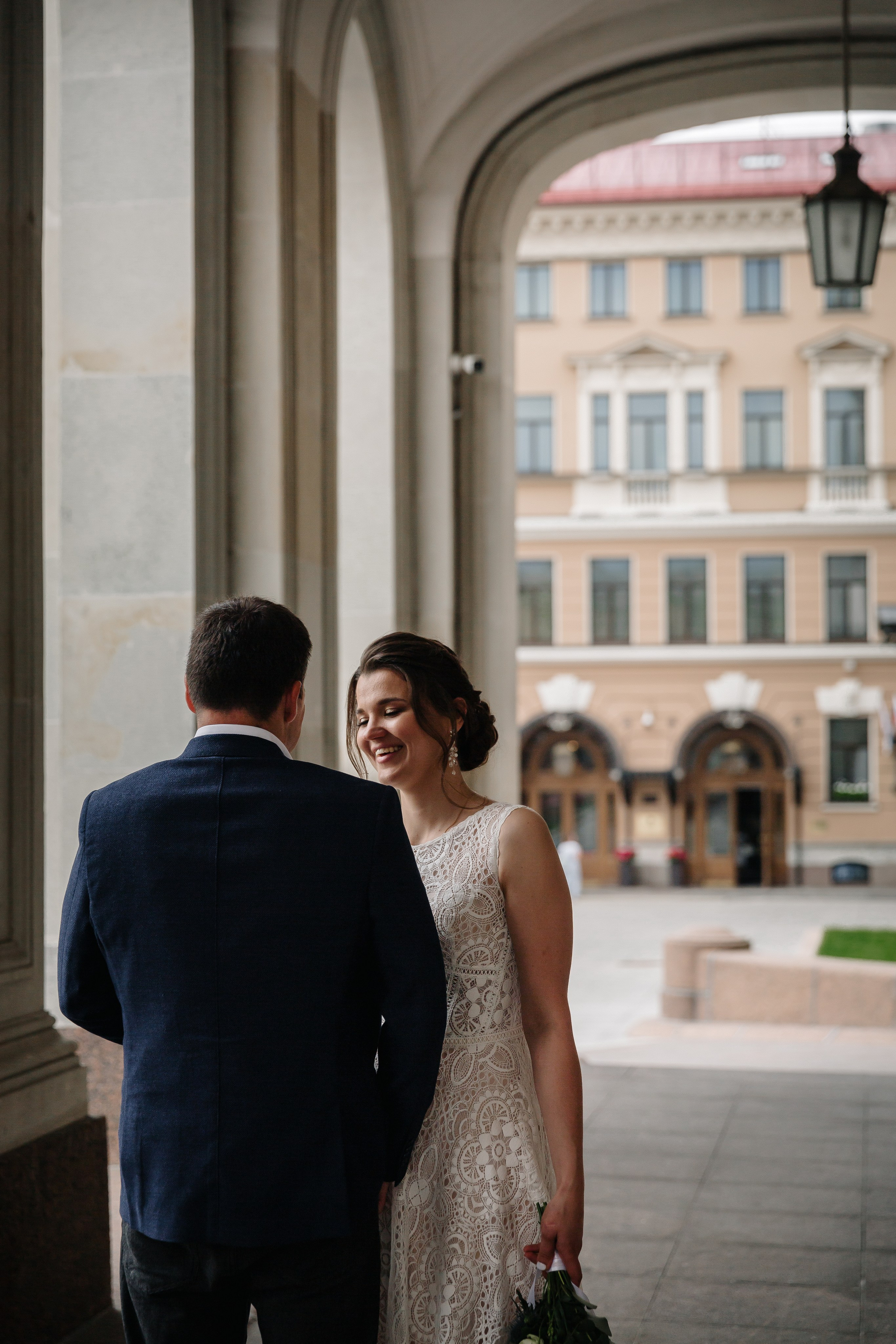 ДВОРЕЦ № 1 | Июль, Исаакиевская площадь. Свадебный фотограф в Санкт-Петербурге Полина Корзухина