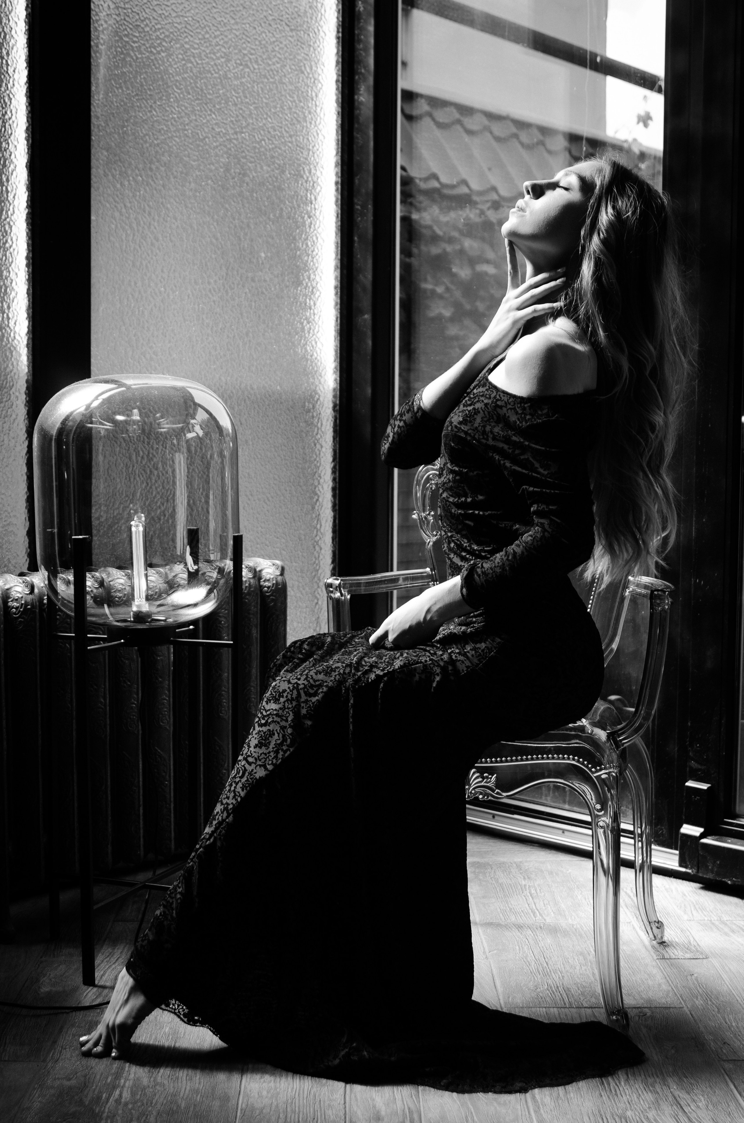 Будуар в ЧБ. Будуарный и портретный фотограф в Ростове-на-Дону Нина Чубарьян