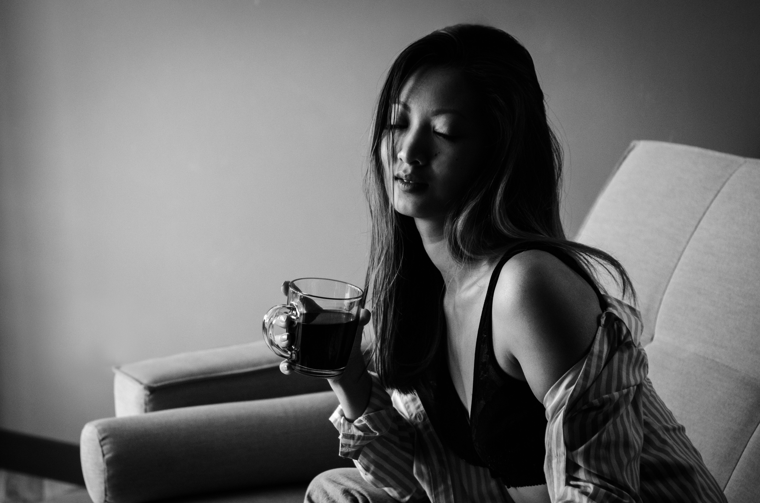 Будуар в ЧБ. Будуарный и портретный фотограф в Ростове-на-Дону Нина Чубарьян