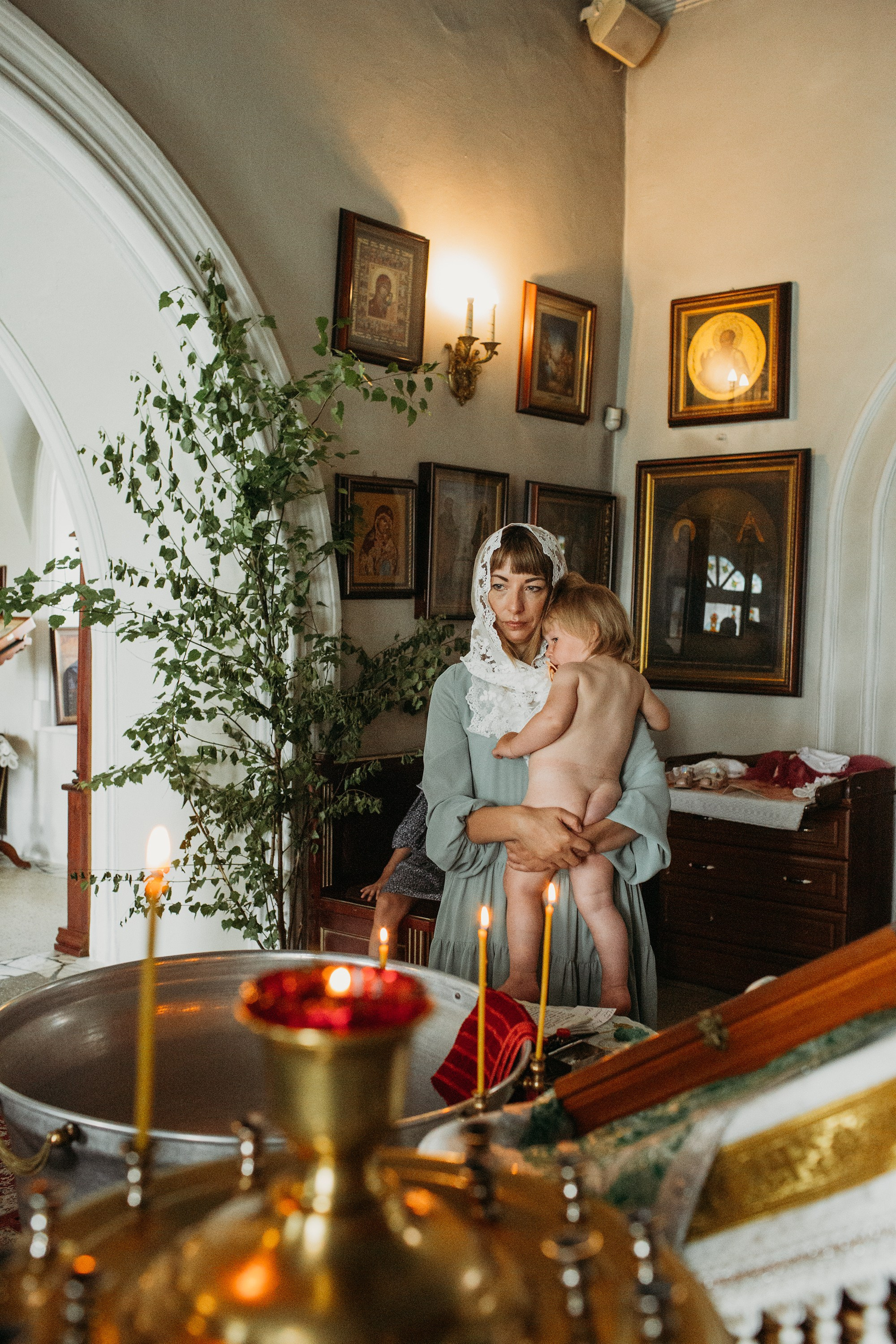 Крещение. Спасский храм с. Коларово. Семейный фотограф Томск