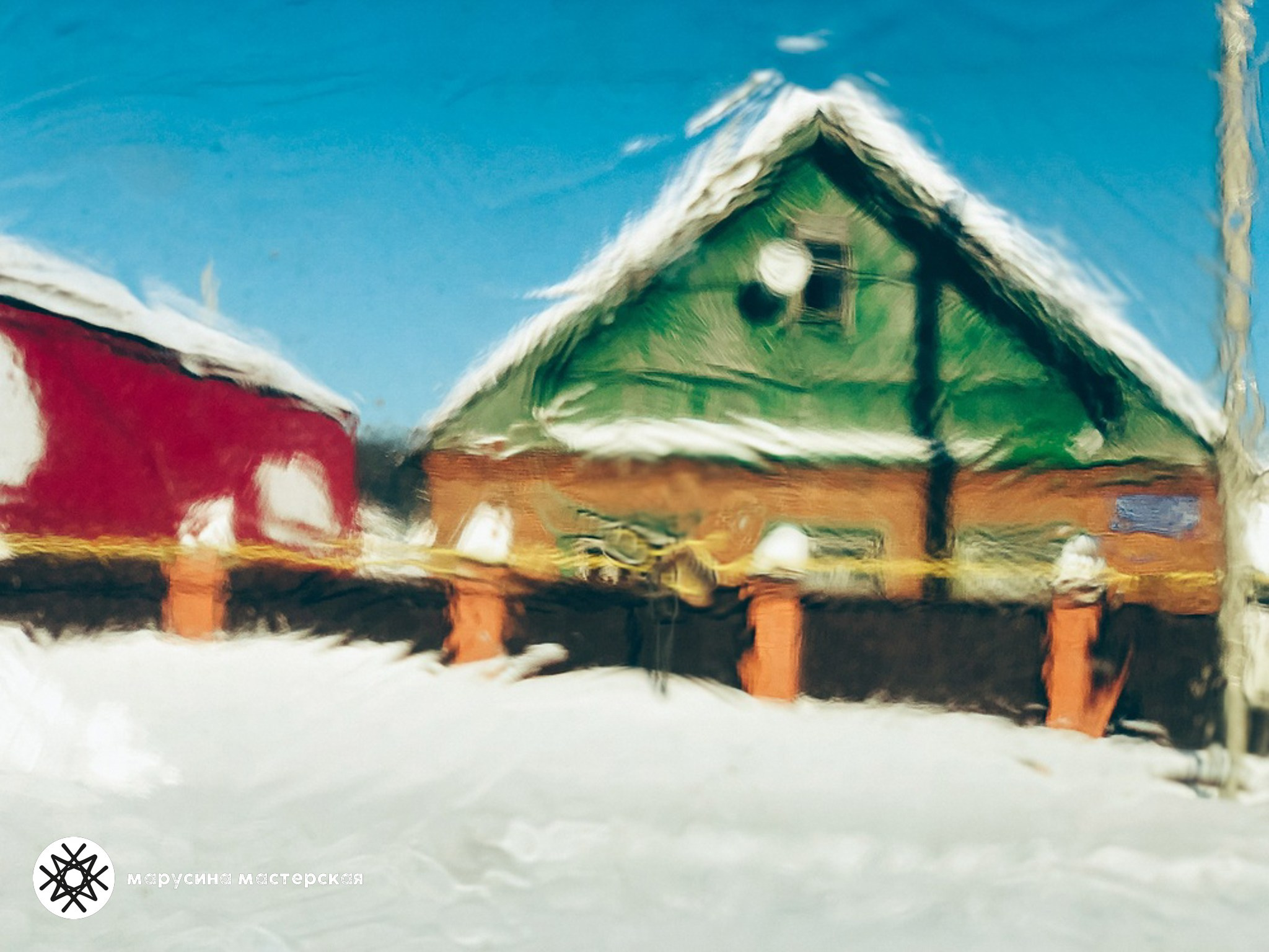 Творческая фотография, снятая в рамках зимней творческой практики, автор — Елена Патрина