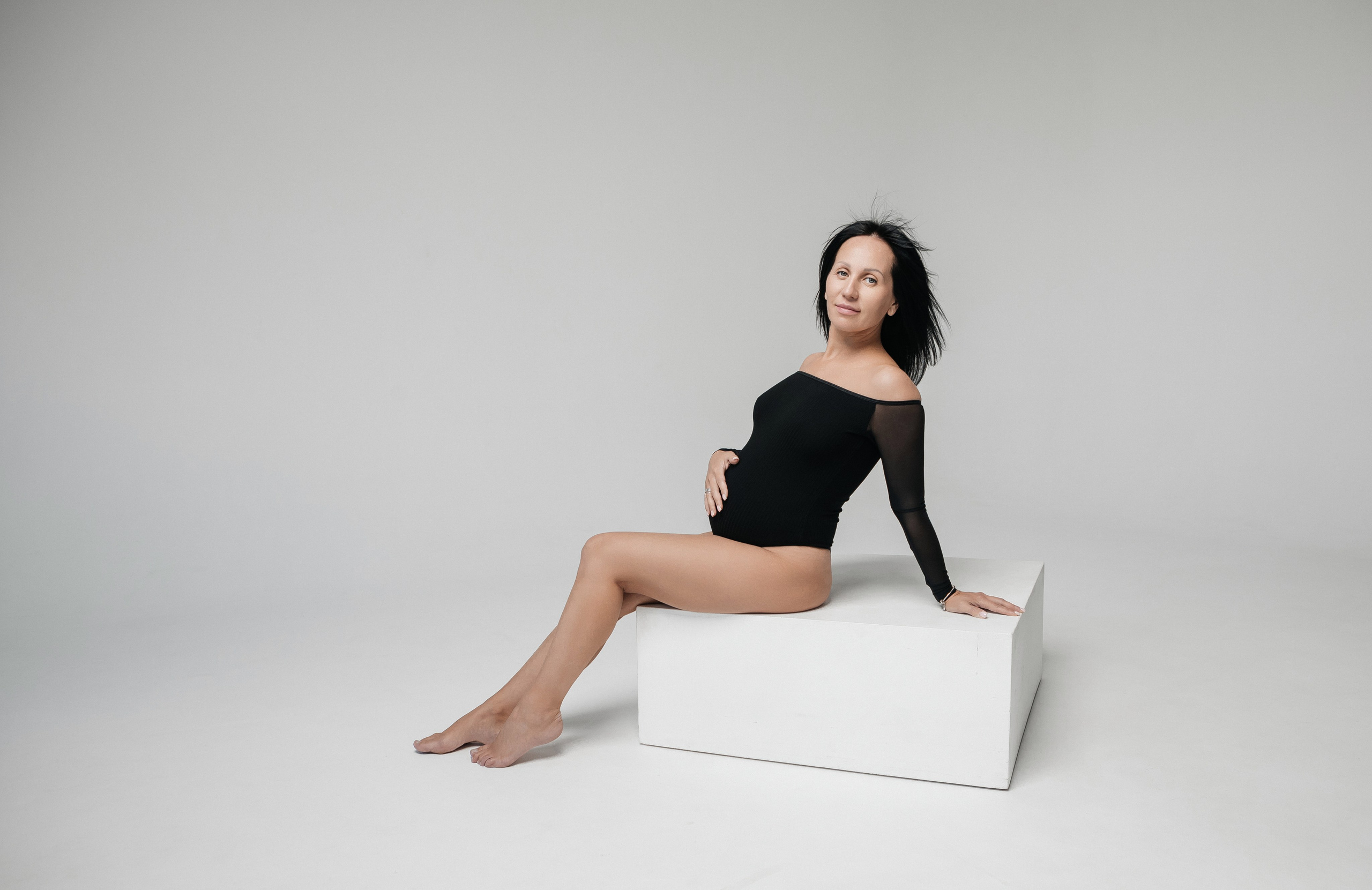 Семейная фотосессия в фотостудии. Свадебный и семейный фотограф Ибрагимова Мария из Екатеринбурга