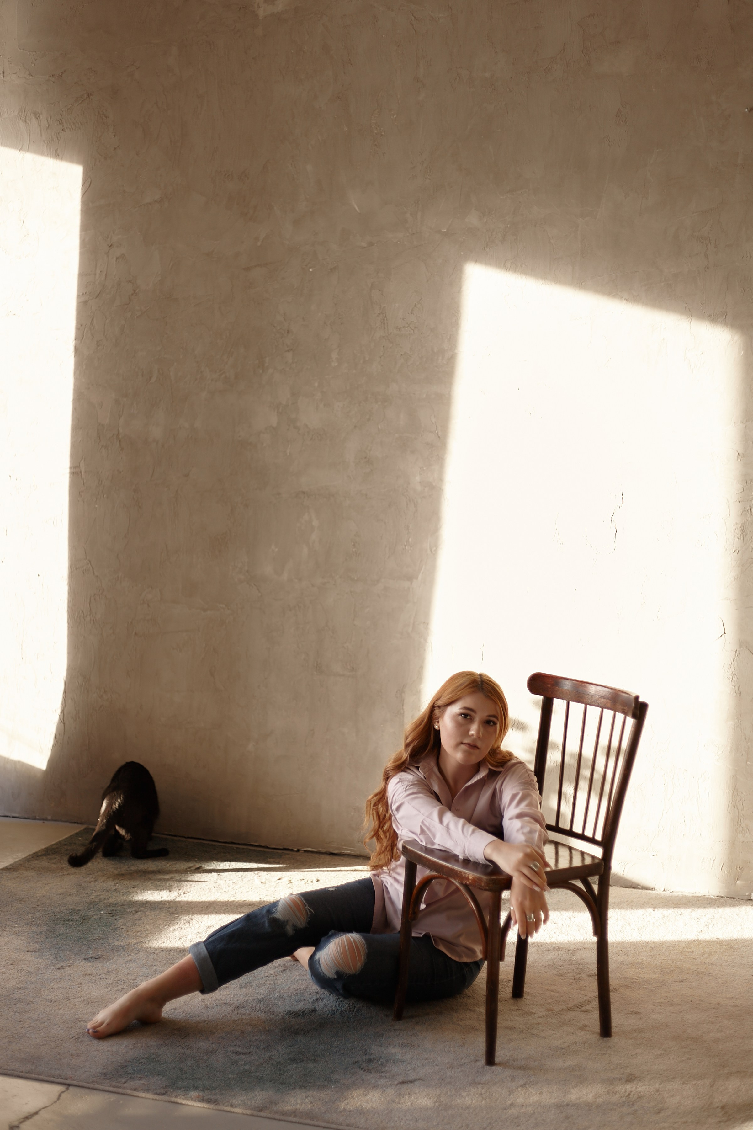 Настя с котиком. Свадебный фотограф Нижний Новгород