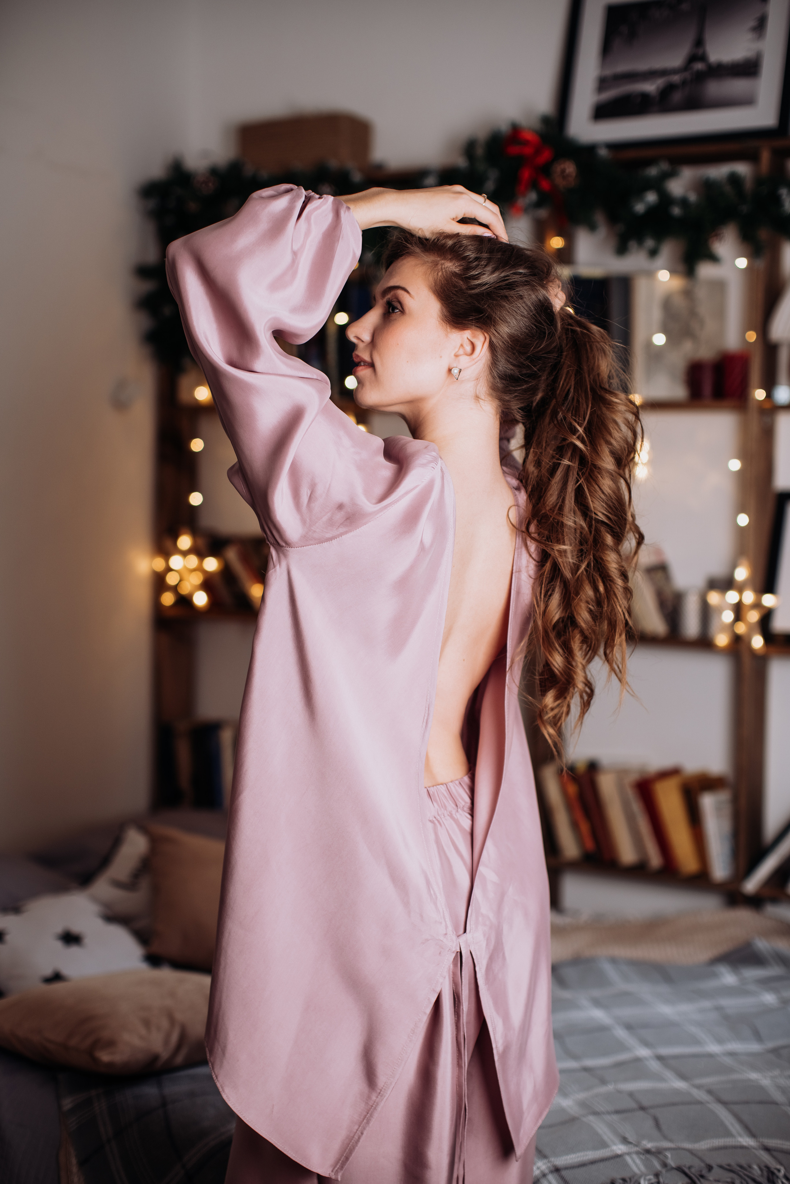 Евгения Новогоднее в пижамах. Анна Блохина Фотограф Звенигород Одинцово Истра Красногорск Москва