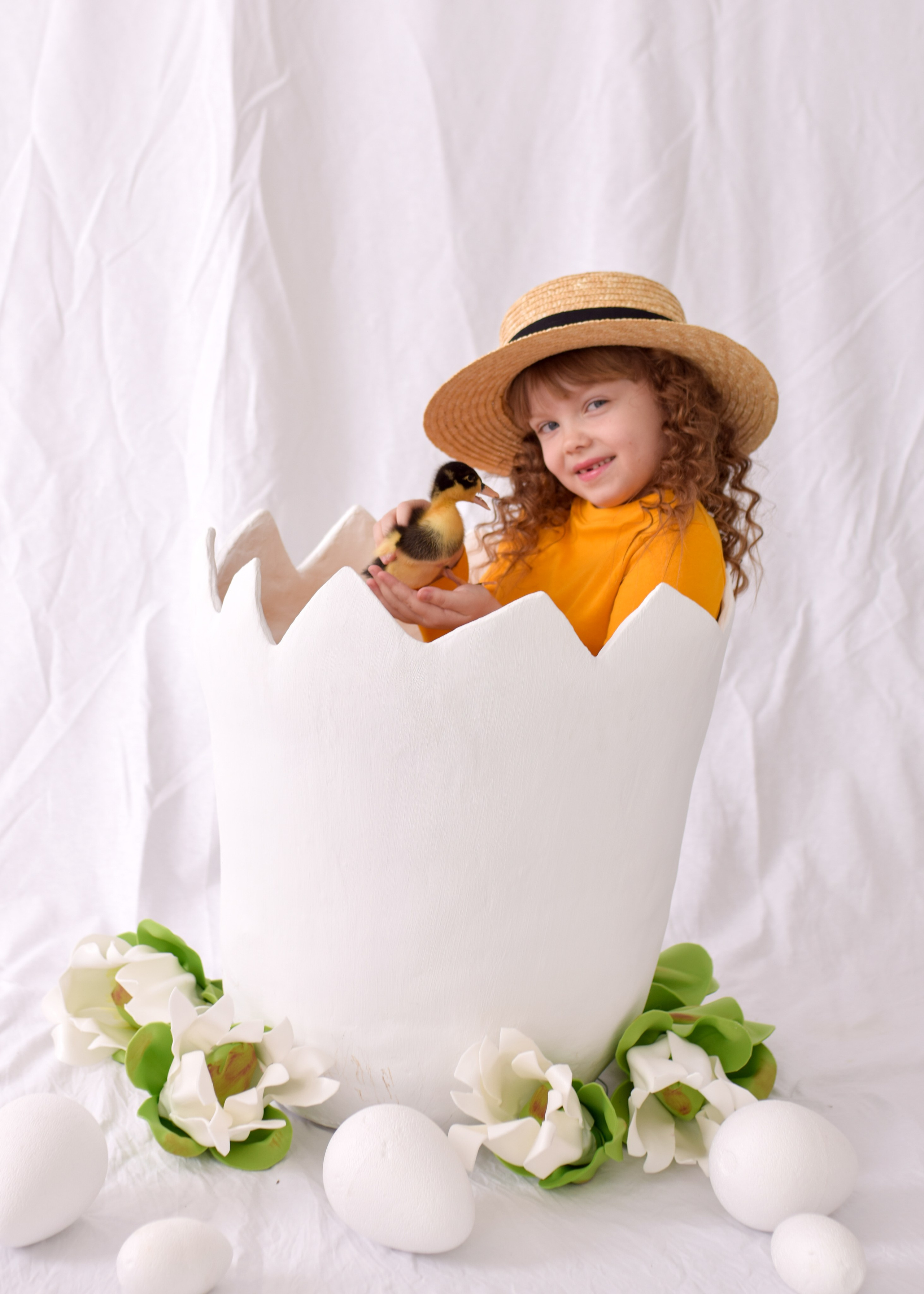 ПРОЕКТ «ПАСХАЛЬНЫЙ» С УТЯТАМИ. Фотограф в Ялте Инна Найден. Детский и семейный фотограф