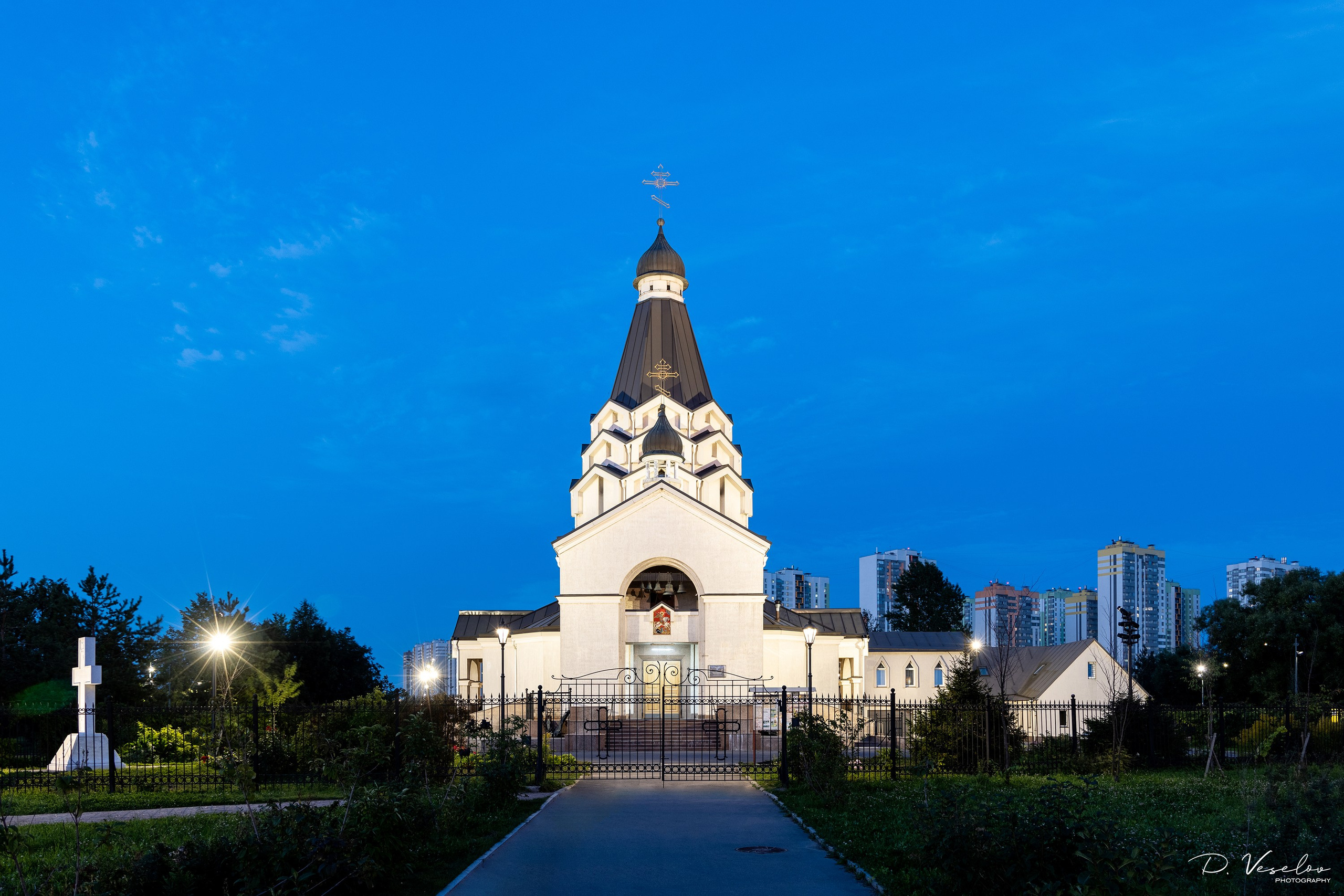 Подсветка Церкви Святого Великомученика Георгия Победоносца
