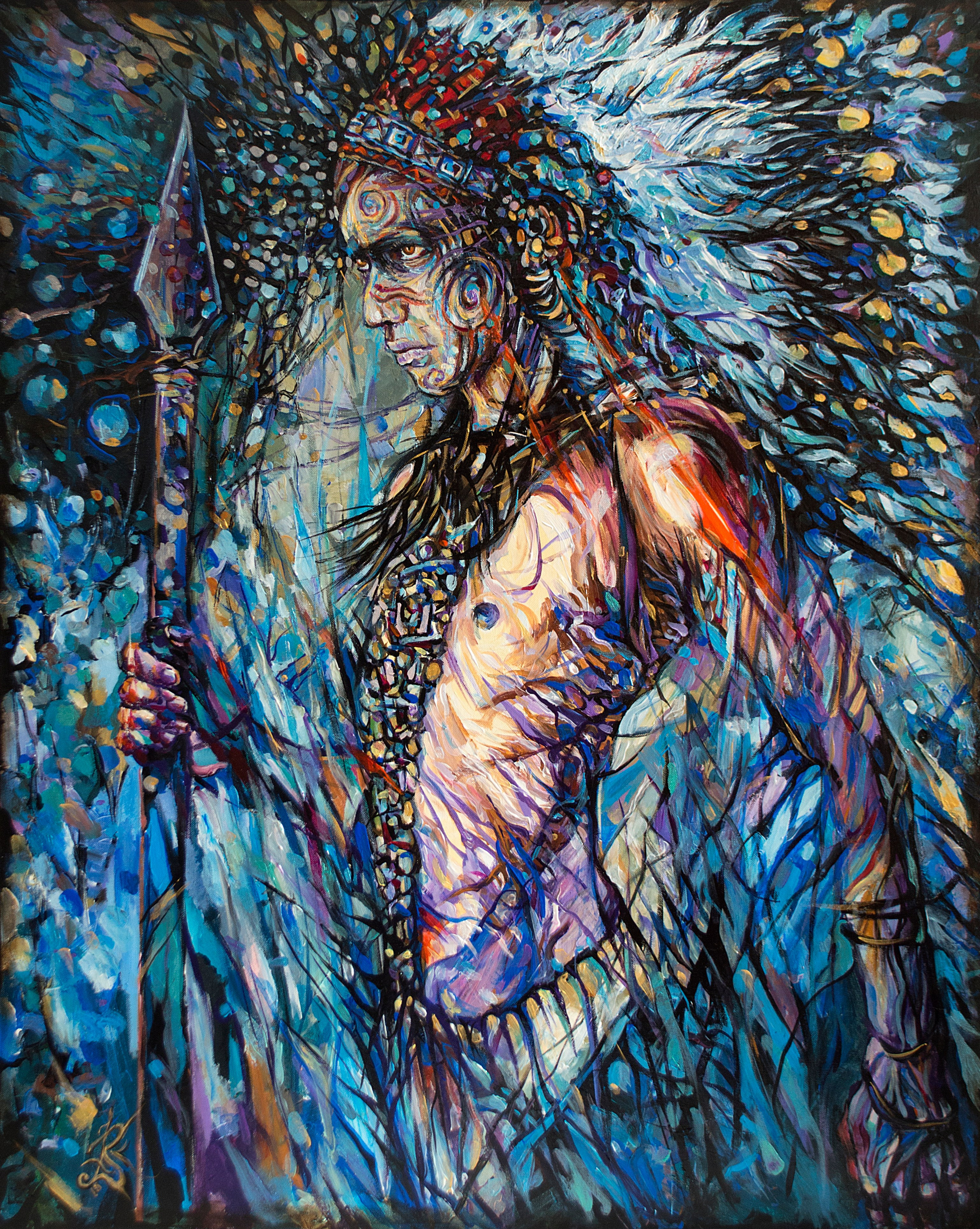 «Демон синего леса». Персональная галерея художника Котикова Виталия