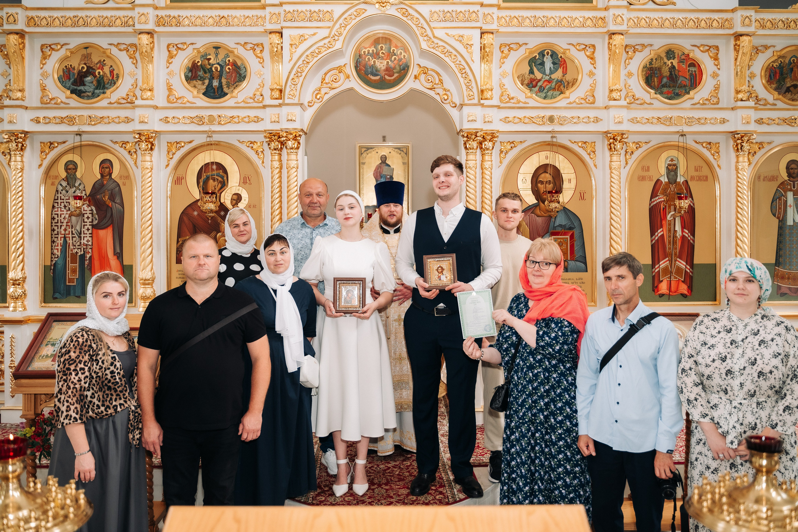 Венчание в Церкови Ермогена Патриарха Всероссийского в Южном Тушино. Свадебный и семейный фотограф в Москве и МО Геннадий Туманцев