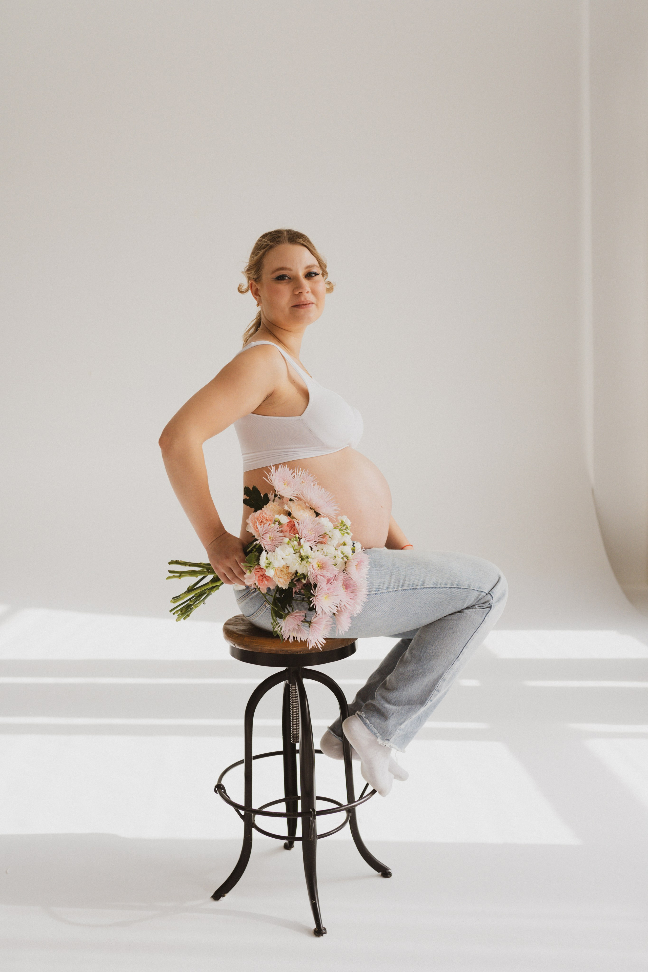 Семейная фотосессия в студии в Москве, семейный фотограф Анна Полушина. Свадебный фотограф в Москве Анна Полушина