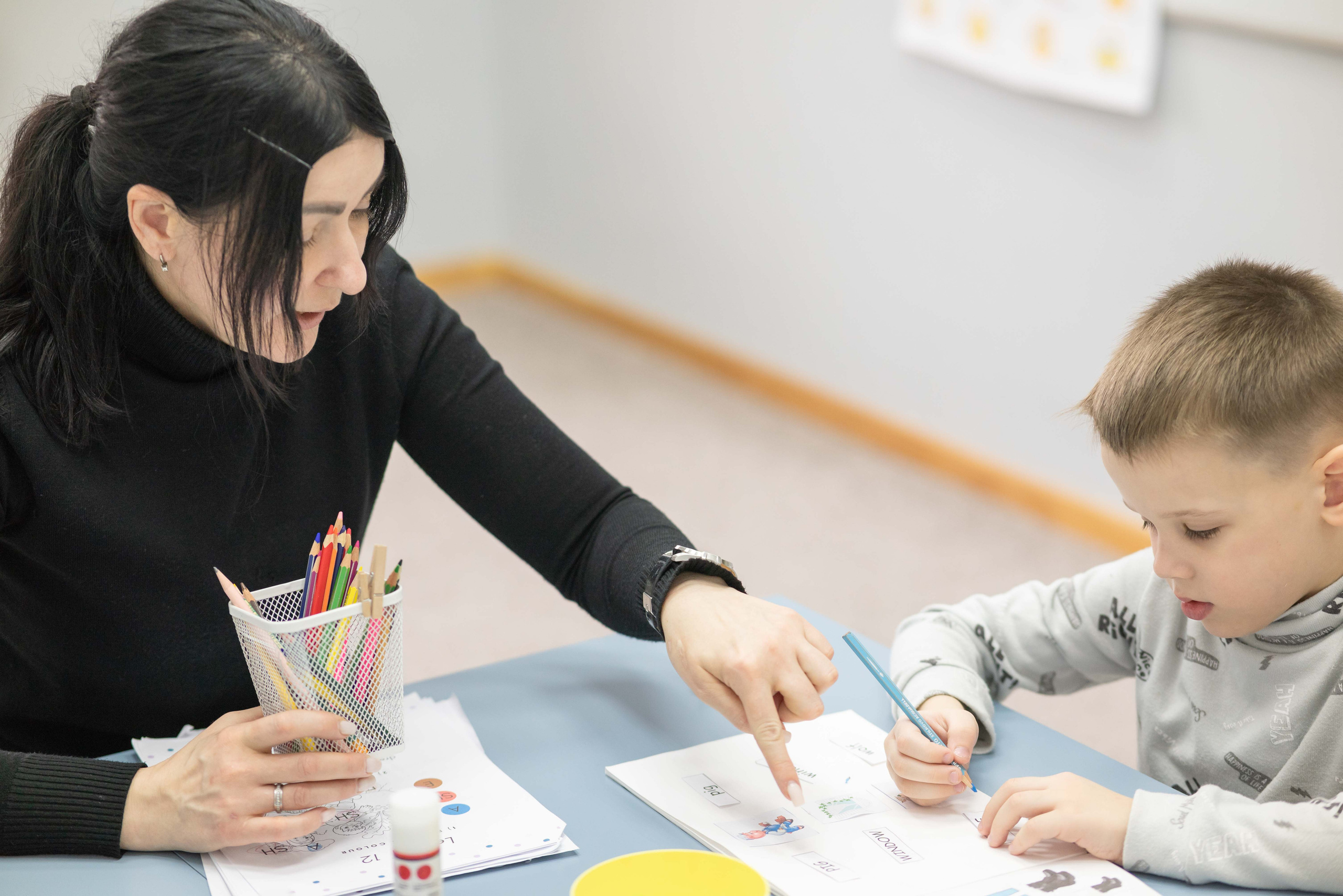 На уроке английского в «Happy Panda». Семейный, Детский, Контент фотограф в Самаре Renatto (Ренат Алимбиков)