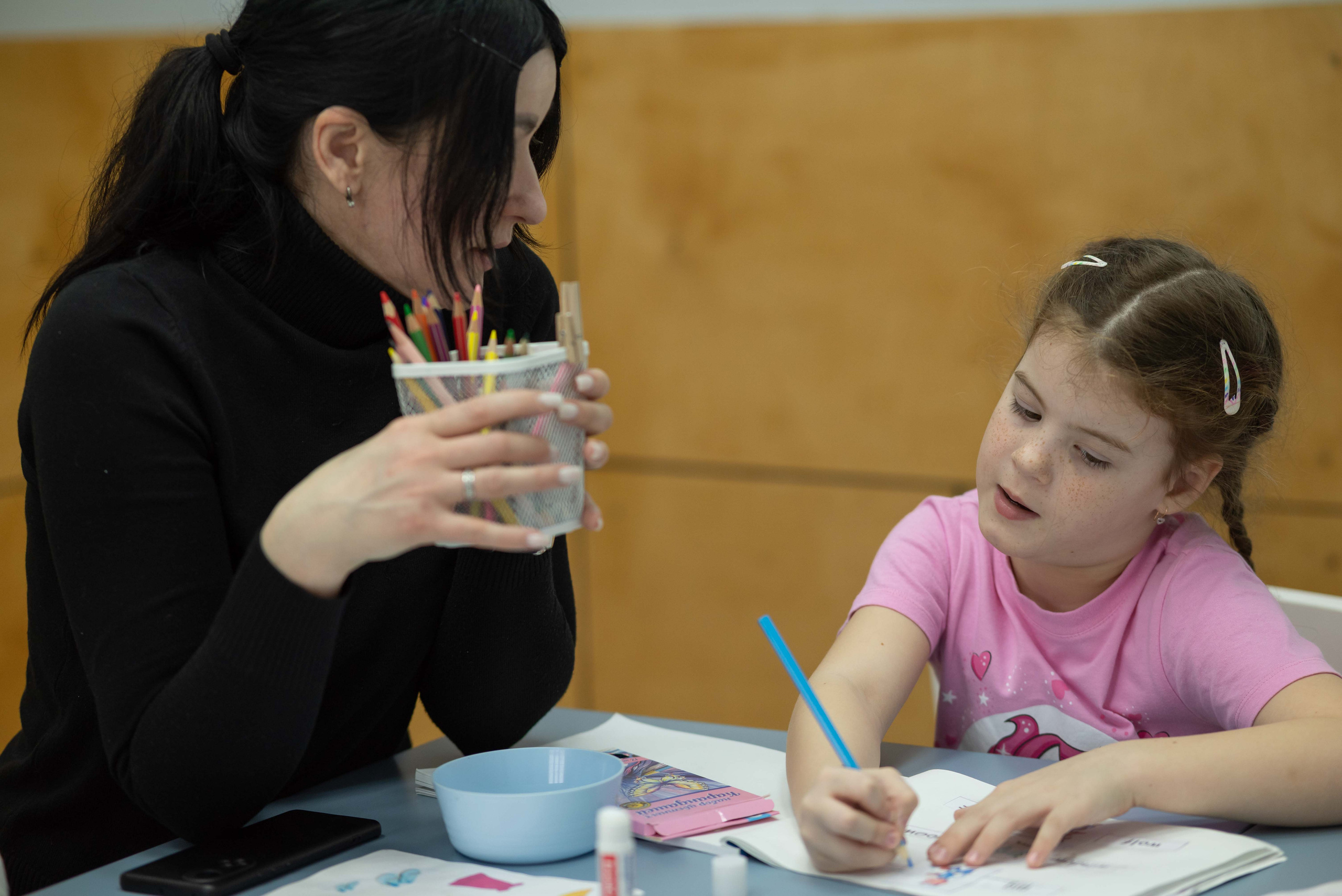 На уроке английского в «Happy Panda». Семейный, Детский, Контент фотограф в Самаре Renatto (Ренат Алимбиков)