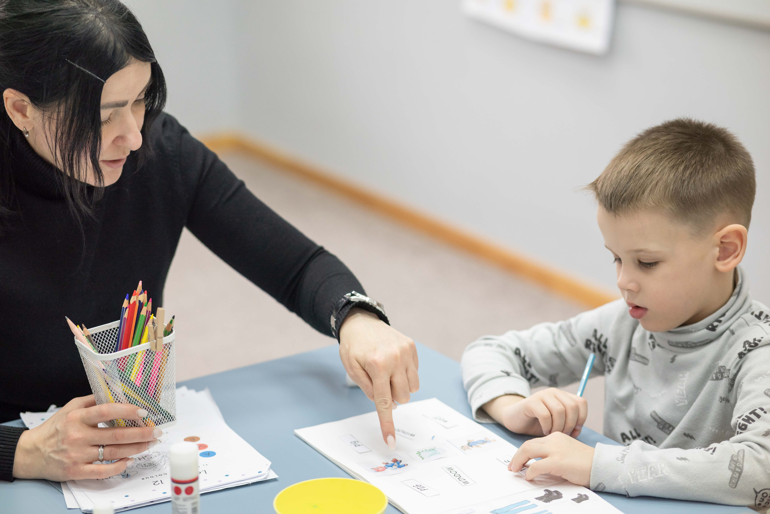 На уроке английского в «Happy Panda». Семейный, Детский, Контент фотограф в Самаре Renatto (Ренат Алимбиков)