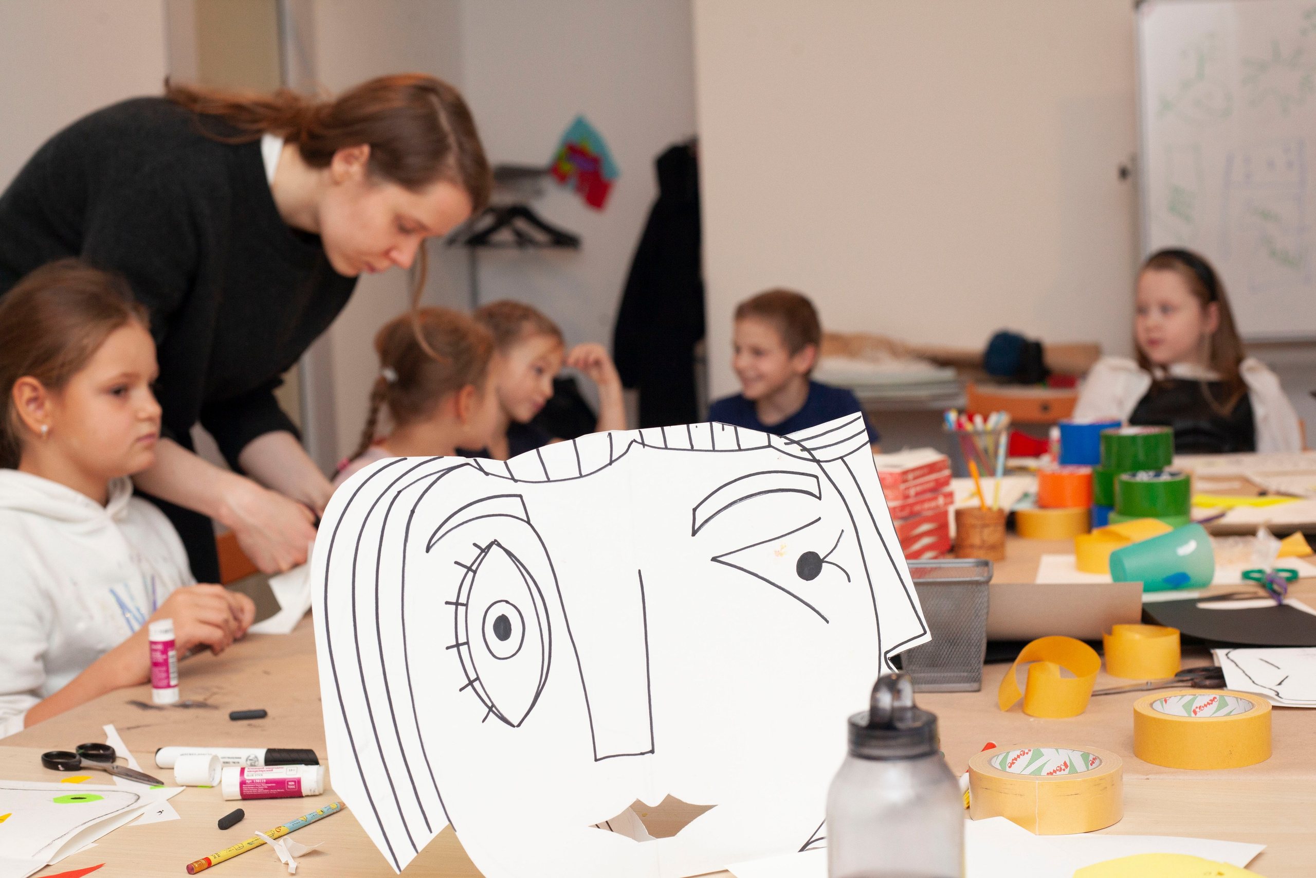 Детский мастер-класс в ММОМА. Stanislav Baryshev — People. Emotions. Atmosphere