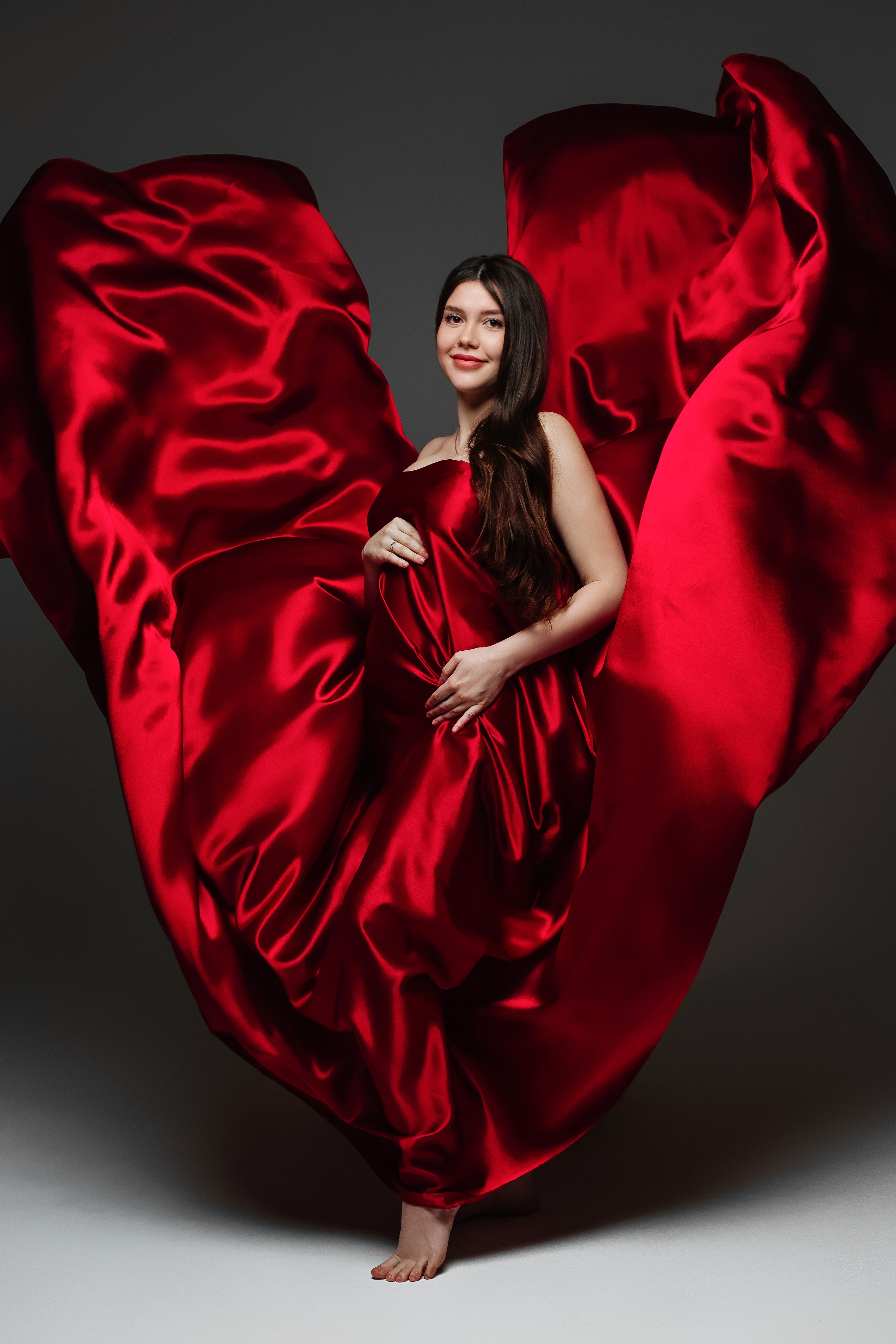 Стильно. Нежно. Летяще. Беременные съёмки. Фотограф беременности Анна Штельвах