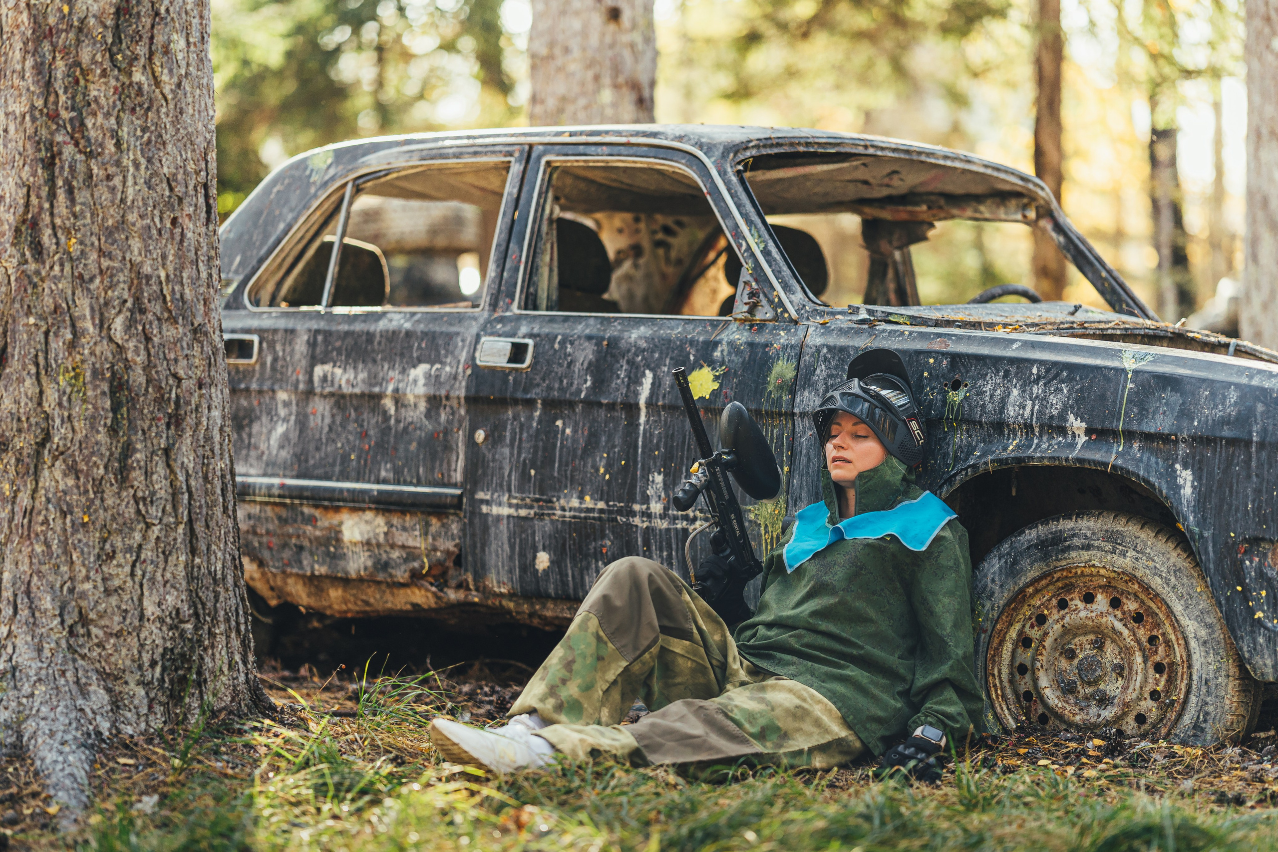 Пейнтбол, Лосино-Петровский, клуб Сова. Наталья Дукалова фотограф Щелково Королев Пушкино Москва Балашиха