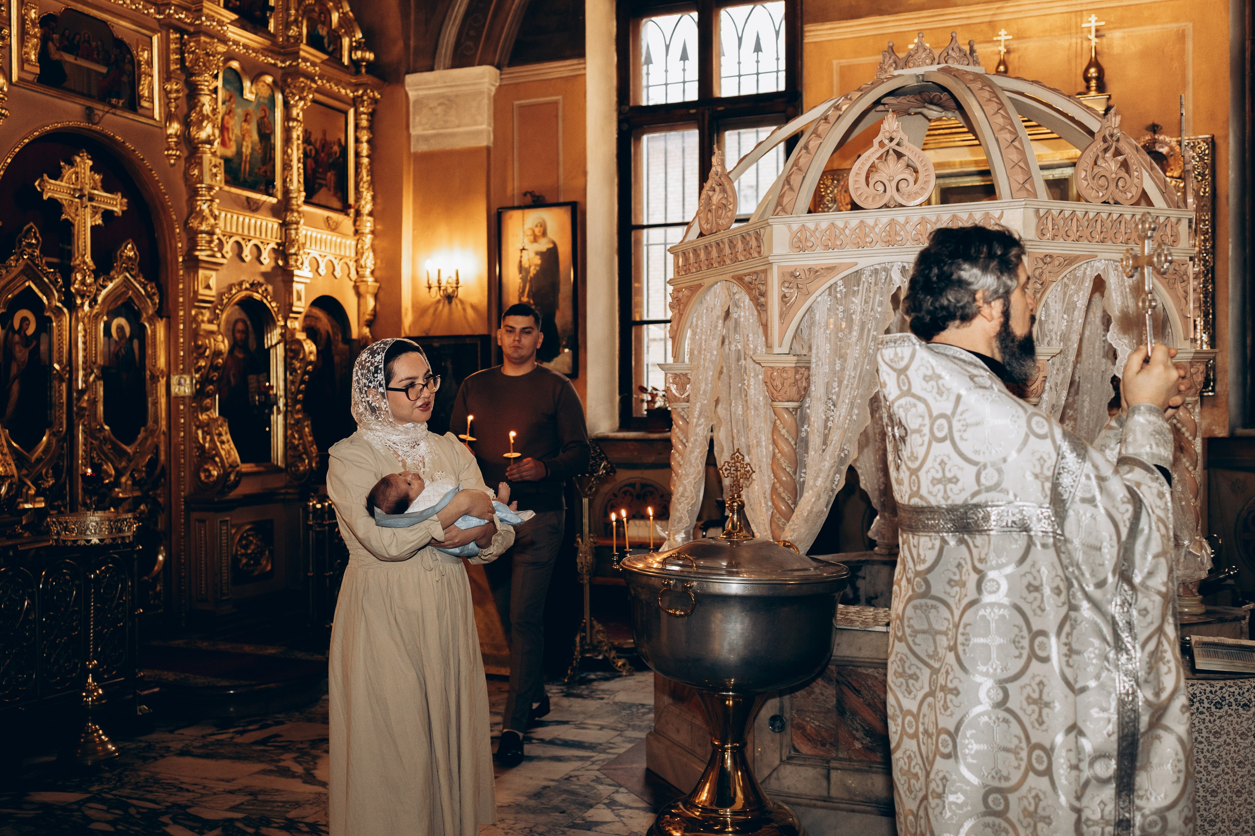 Крещение в Храме Воскресения Словущего в Даниловской Слободе. Главная