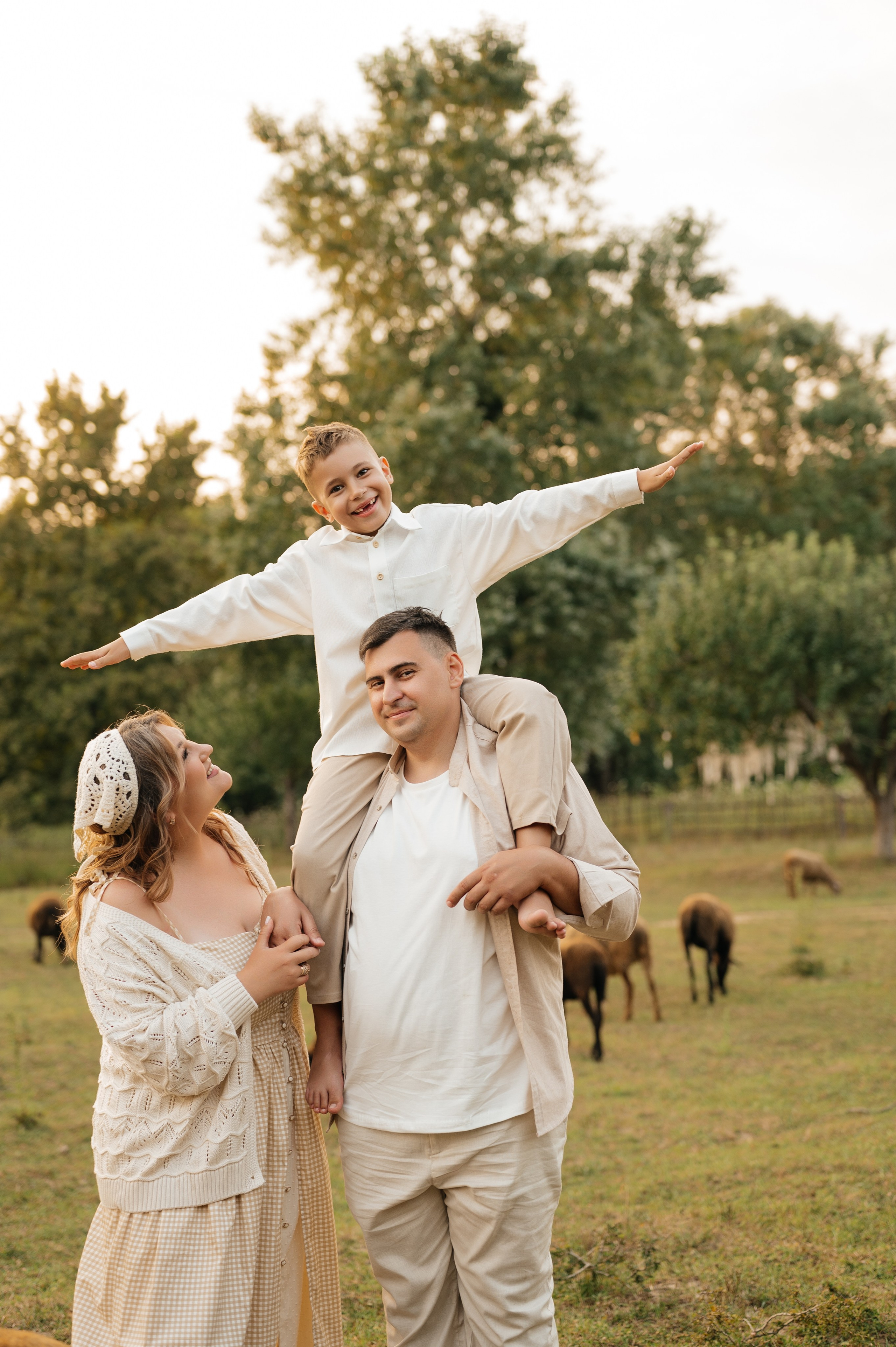 Семейная фотосессия на ферме. Свадебный и семейный фотограф в Краснодаре Алина Мельник