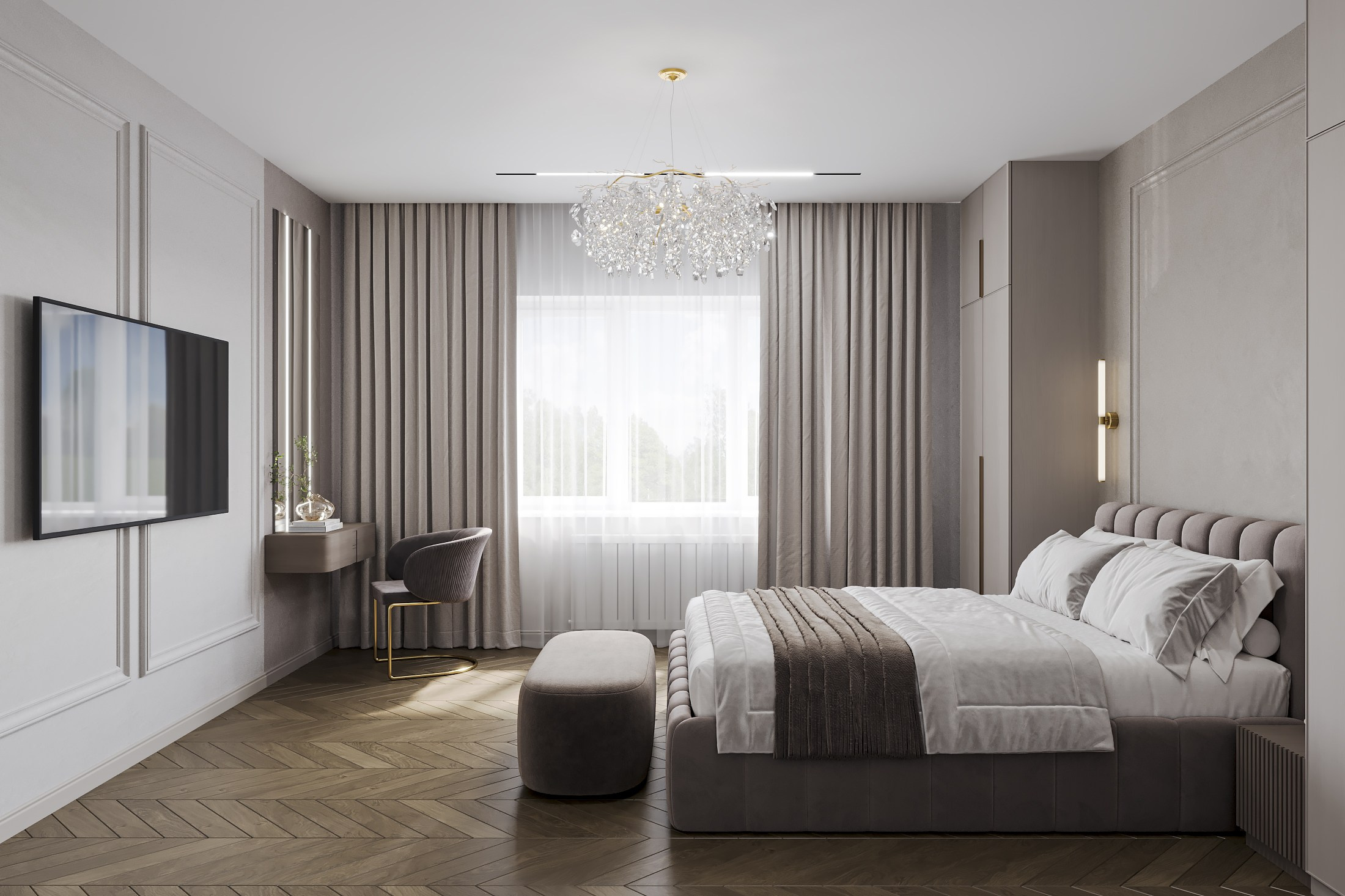 Дом с мансардой 250 м². Студия дизайна