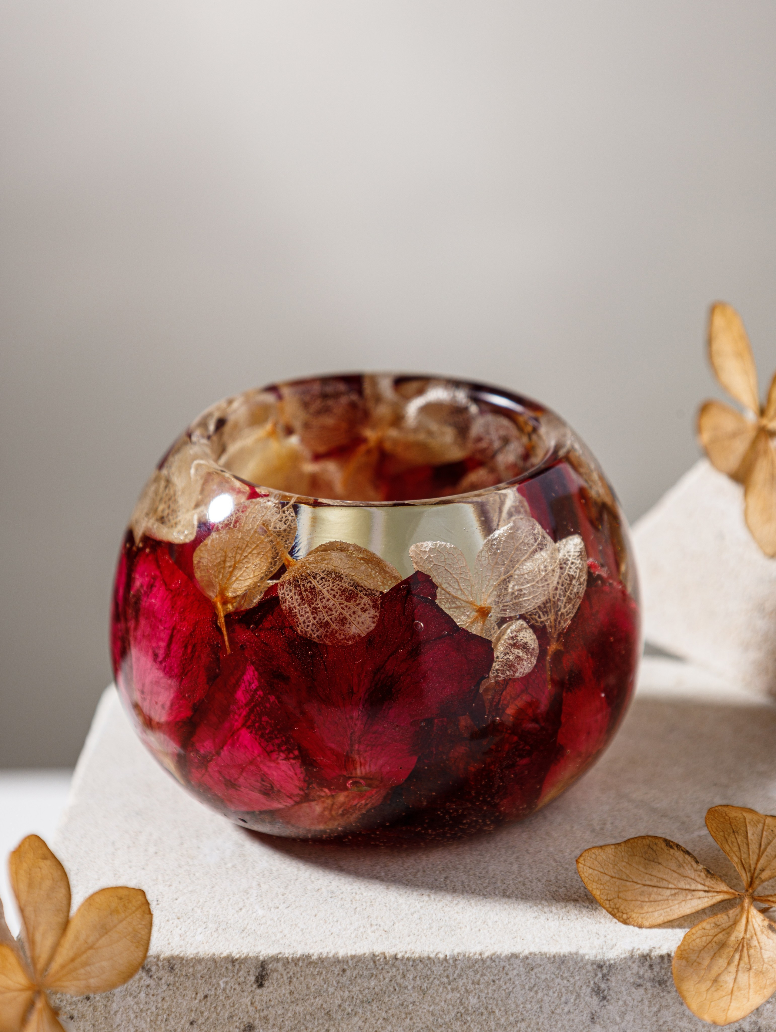 Подсвечники из эпоксидной смолы. Студия коммерческой съемки ХВОЯ