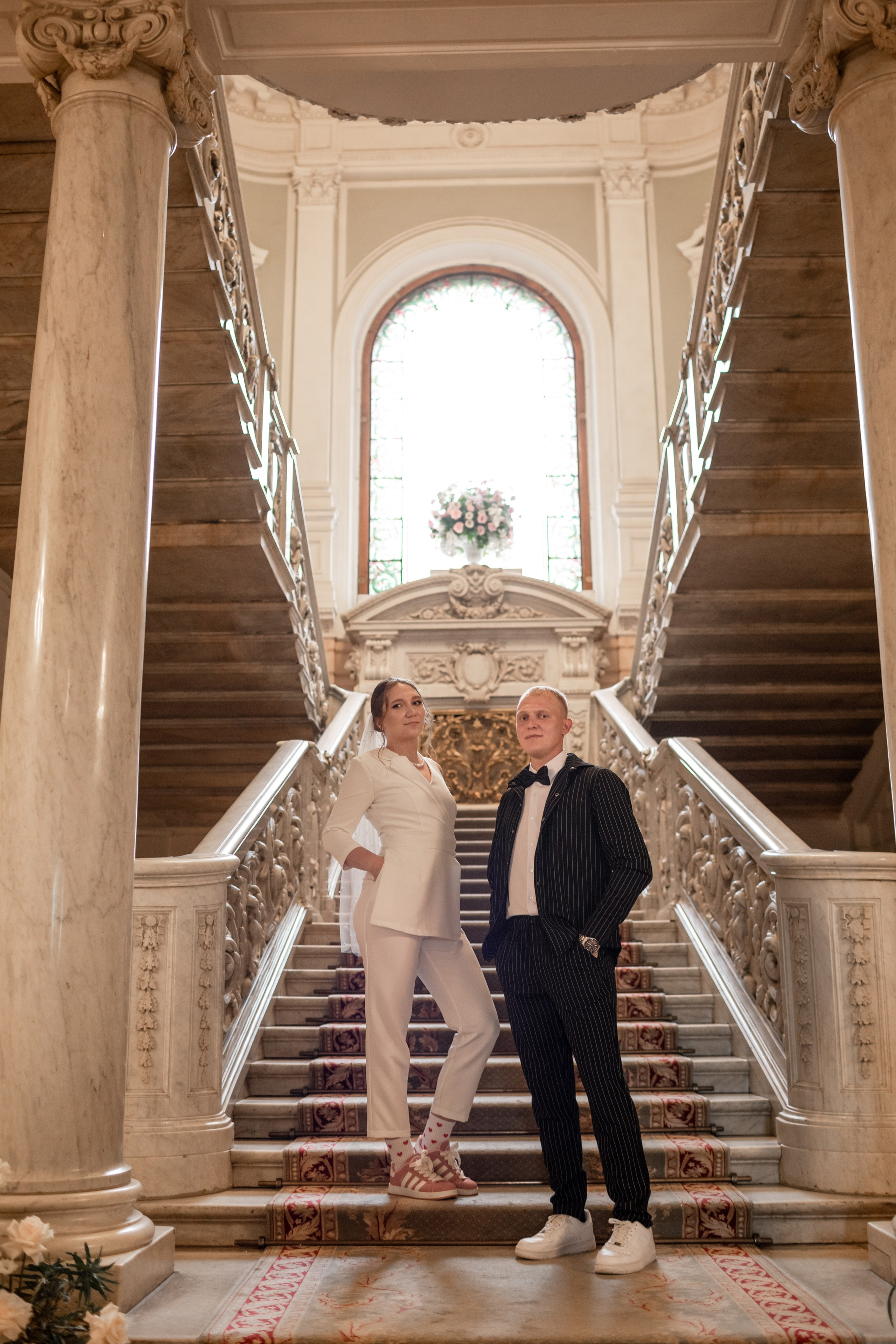 Свадебная фотосессия в центре Петербурга. Свадебный фотограф Кирилл Белый