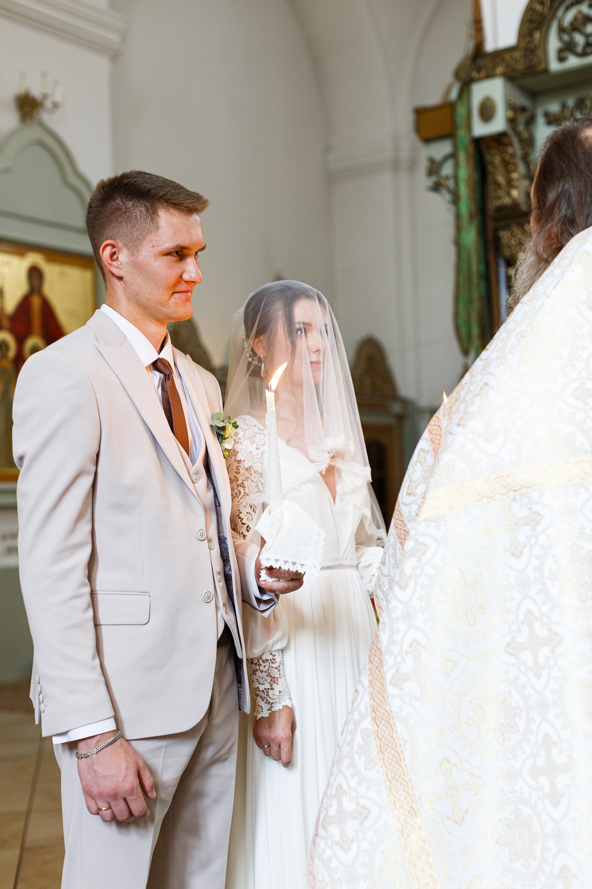 Венчание в храме Живоначальной Троицы на Шаболовке