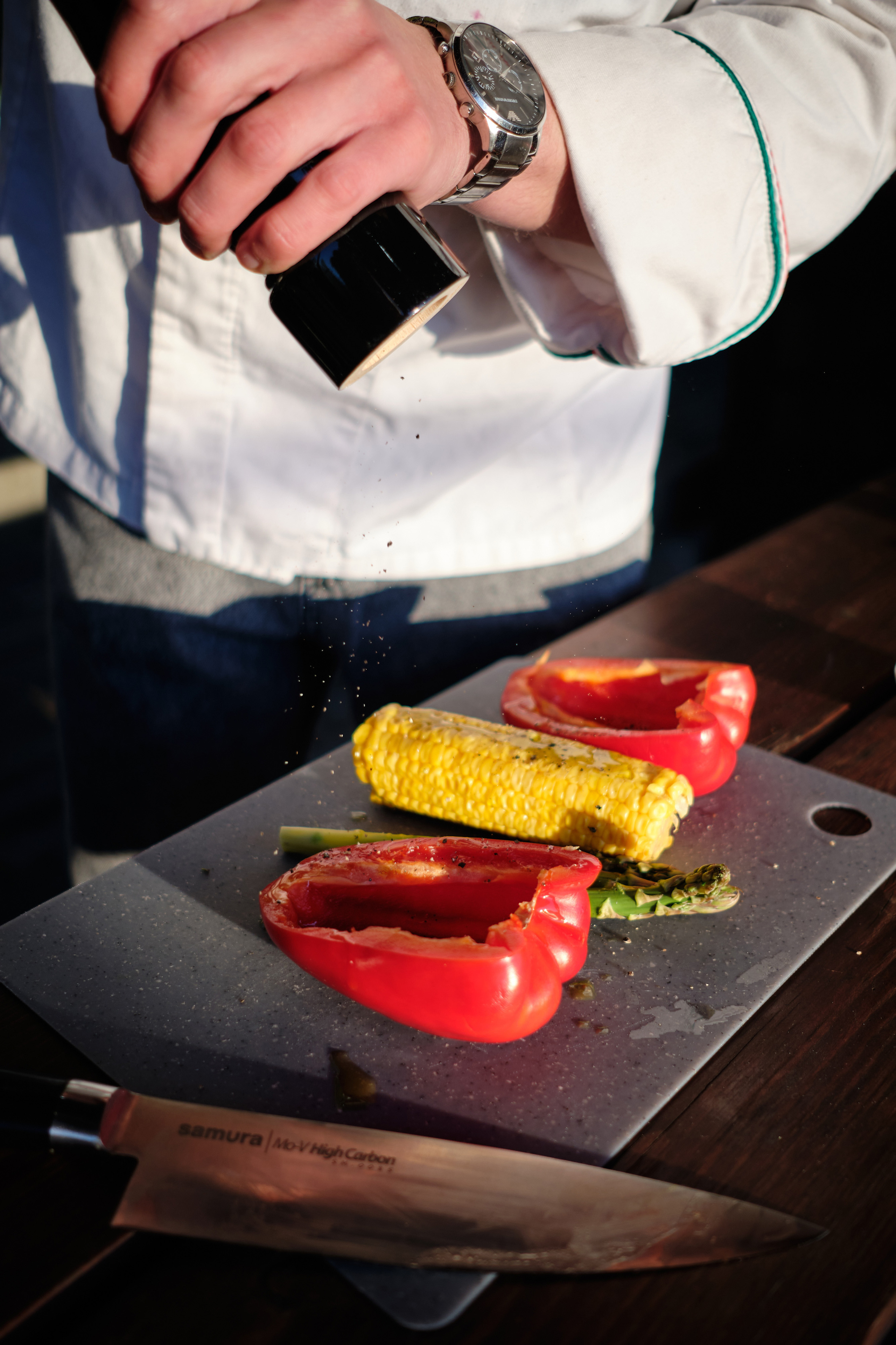 Презентация гриля от Брестского мясокомбината. Репортажный фотограф Дмитрий Литвинский. Минск, Беларусь, мир