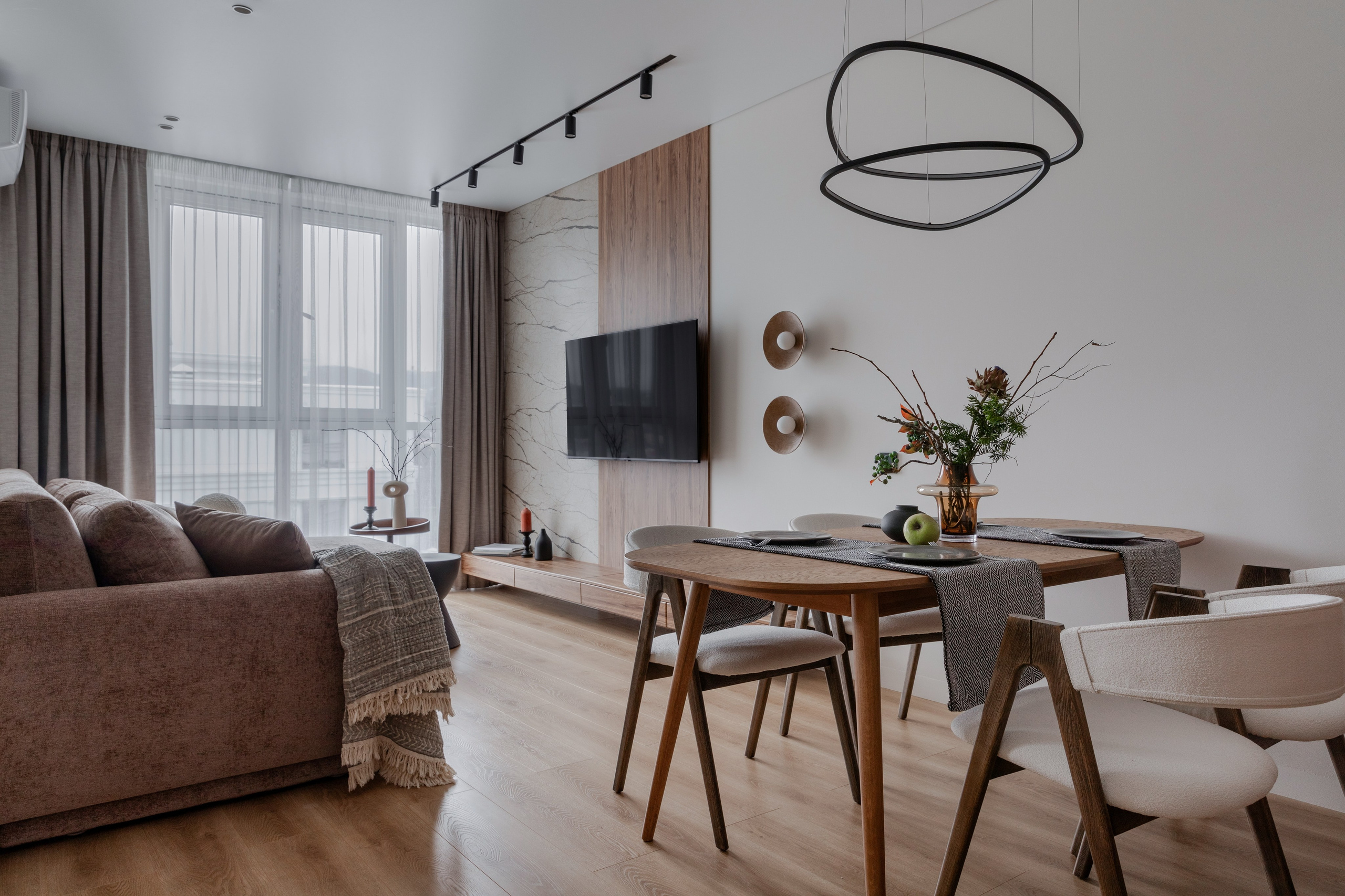 Дизайн проект Марии Белоусовой @mary_belt_art, ЖК "Альпийский квартал", Сочи. Интерьерный фотограф Москва