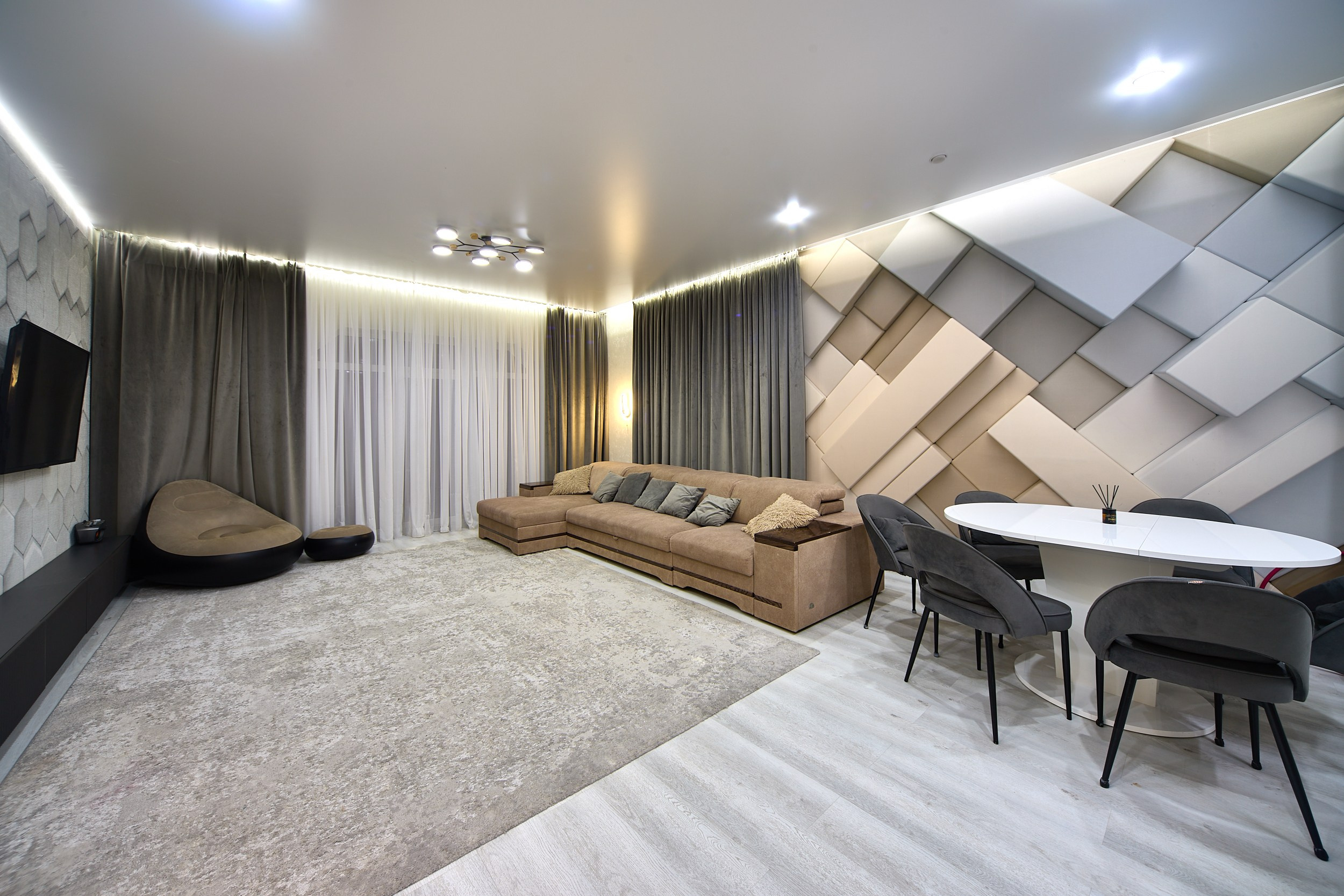 Гостиная в Волжском, фотограф интерьеров в Волжском, фотосъемка квартиры для продажи Волгоград, профессиональная съемка недвижимости для продажи и аренды в Волгограде.